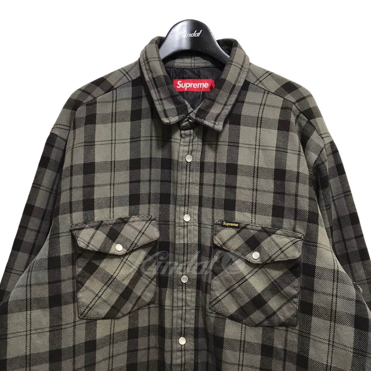 SUPREME(シュプリーム) 24SS｢Quilted Flannel Snap Shirt｣キルティングチェックシャツ
