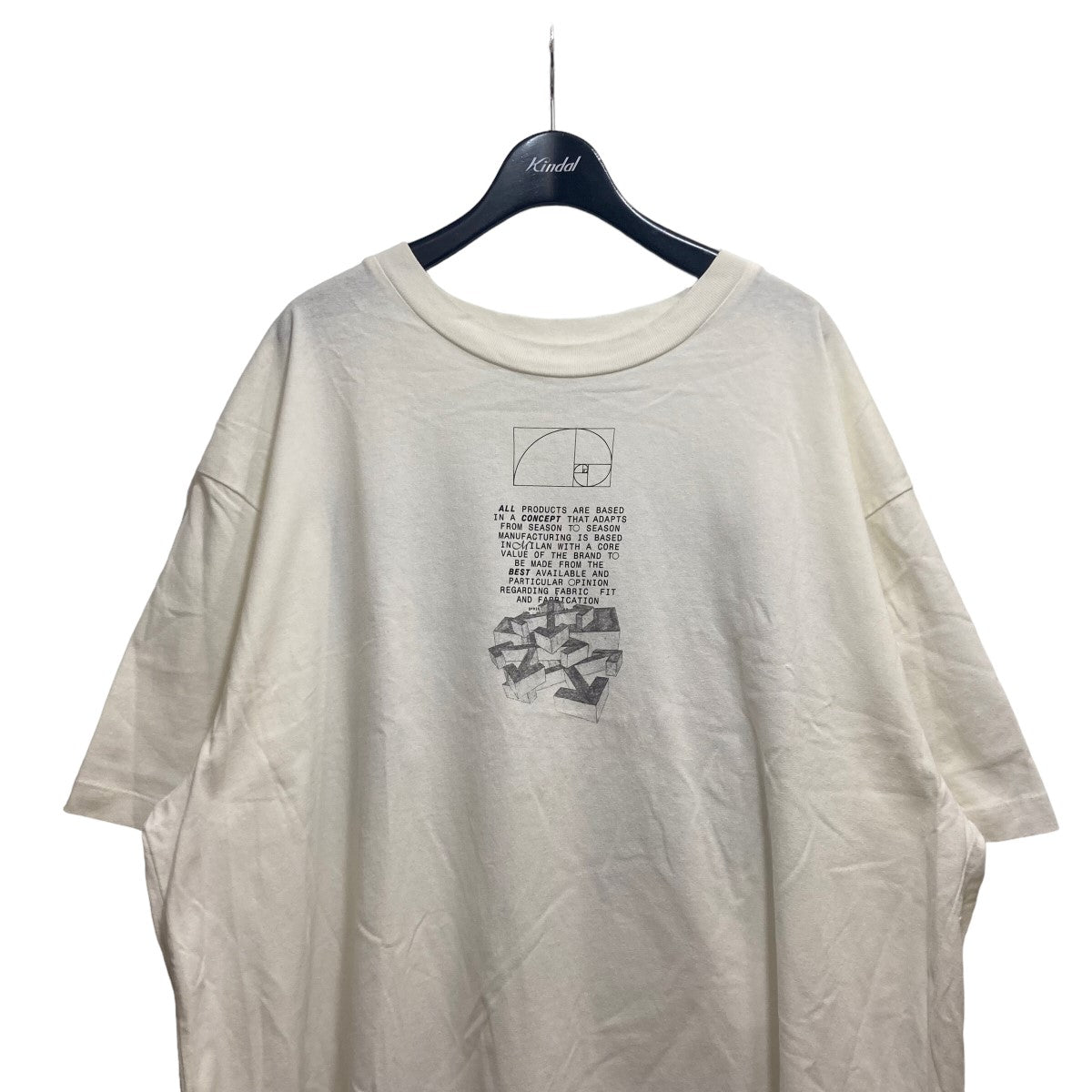 OFFWHITE(オフホワイト) 20SSドロッピング アロー TシャツOMAA038R20185005 OMAA038R20185005 ホワイト  サイズ L｜【公式】カインドオルオンライン ブランド古着・中古通販【kindal】