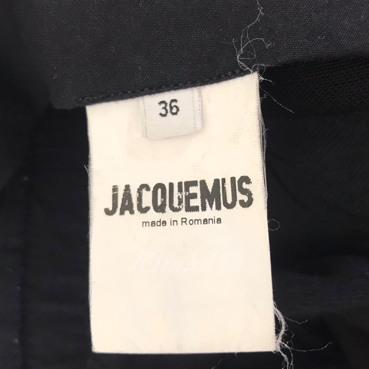 JACQUEMUS(ジャックムス) 20SS ビスコースパンツ ネイビー サイズ 13 ...