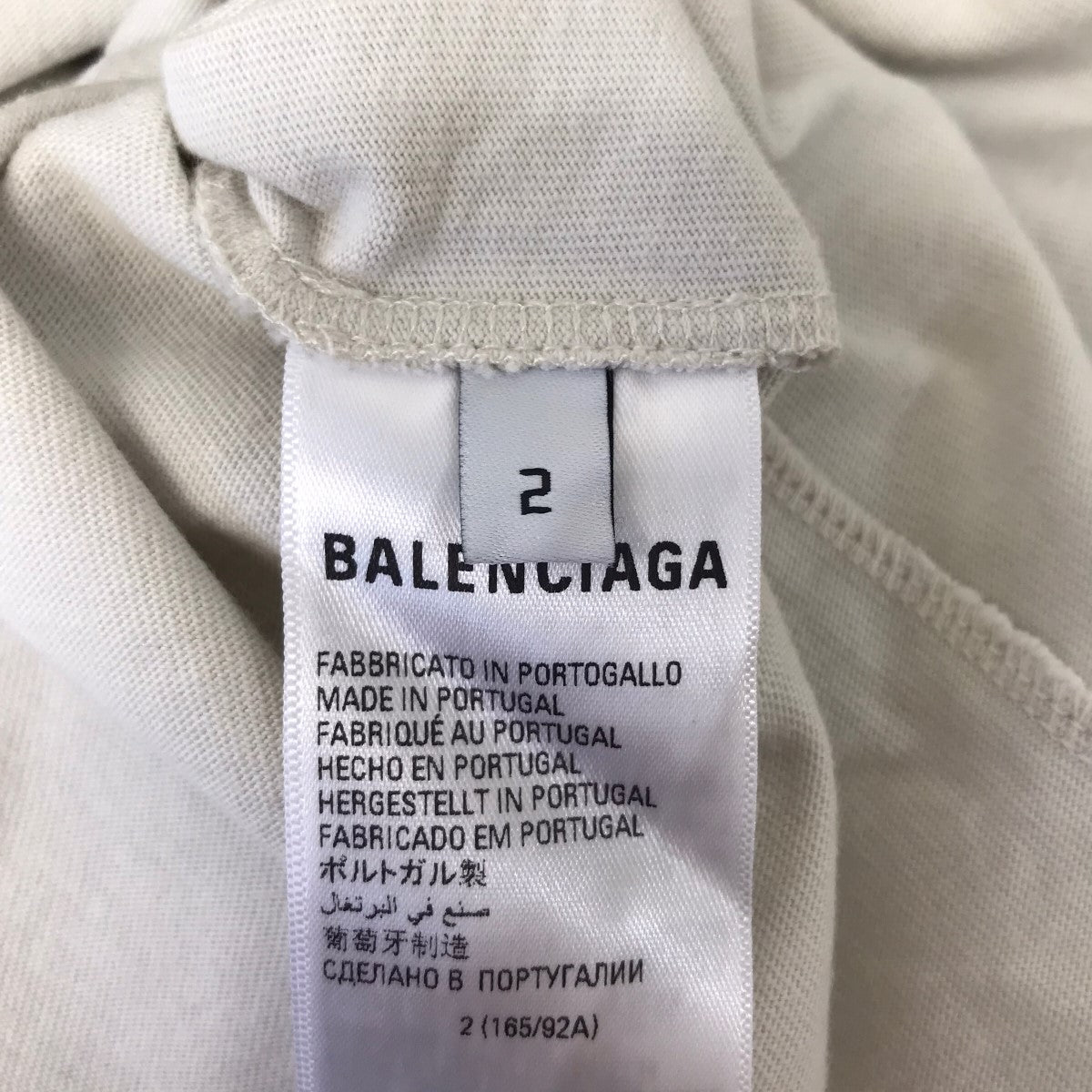 BALENCIAGA(バレンシアガ) Be different Tシャツ712398 712398 ホワイト サイズ  2｜【公式】カインドオルオンライン ブランド古着・中古通販【kindal】