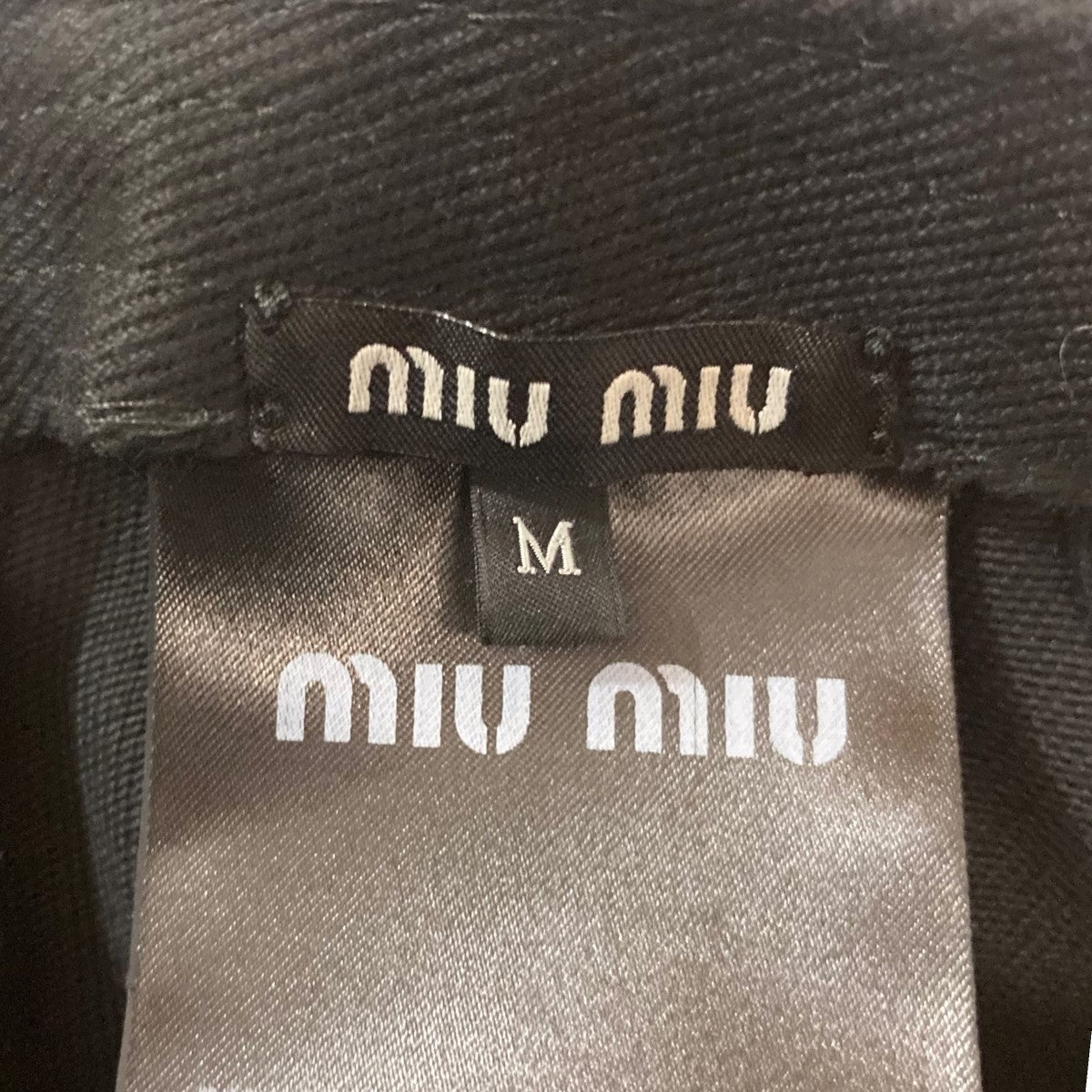 MIU MIU(ミュウミュウ) キャップ5HC179 5HC179 ブラック