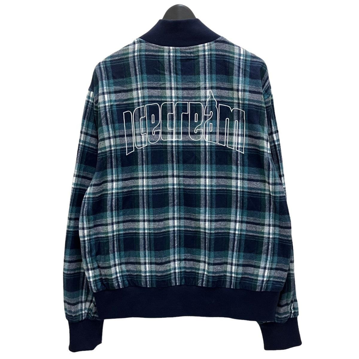 CHECK FLANNEL ZIP UP SHIRTチェックジップアップジャケットICJP233W001