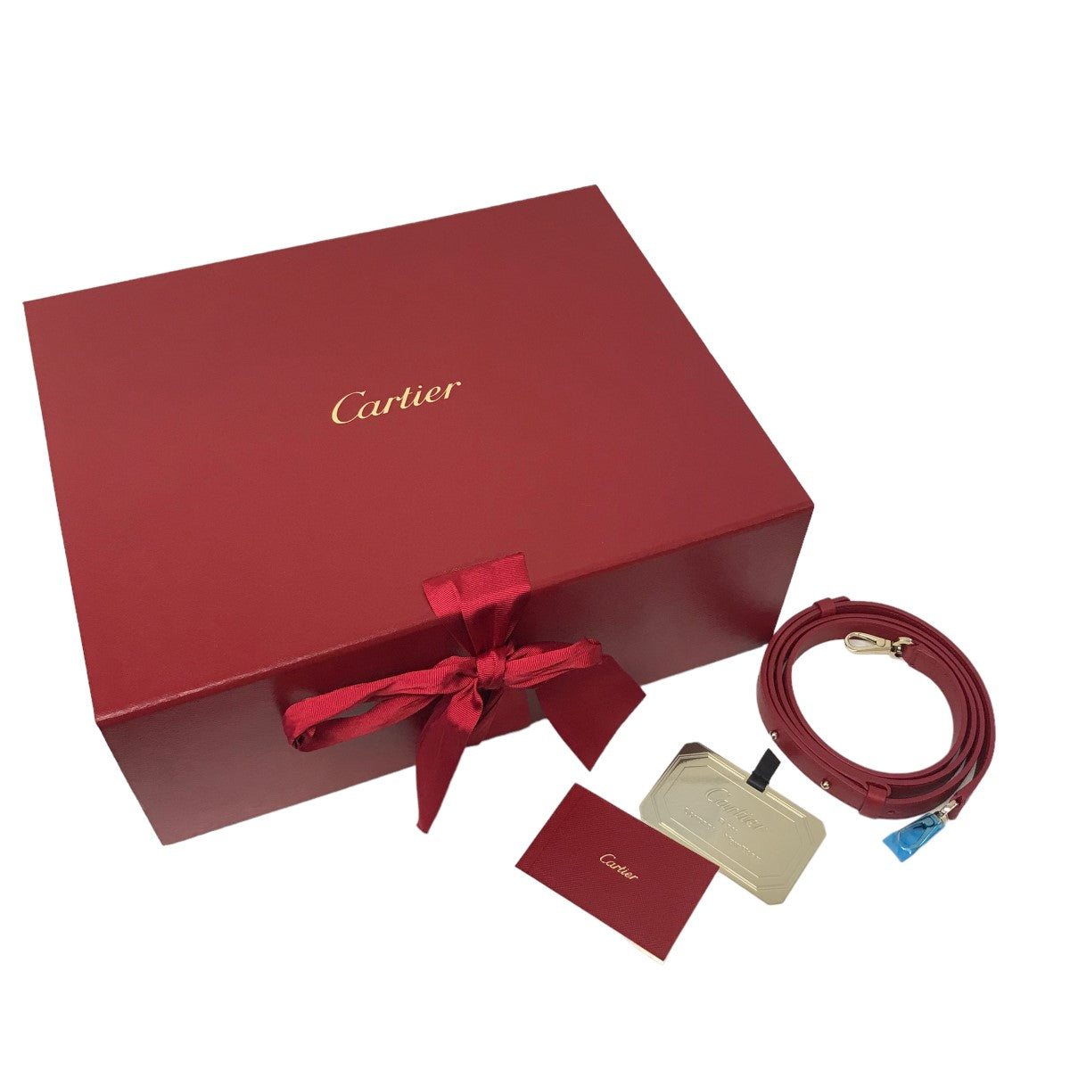 Cartier(カルティエ) ガーランド ドゥ カルティエ ショルダーバッグ レッド サイズ 14｜【公式】カインドオルオンライン  ブランド古着・中古通販【kindal】