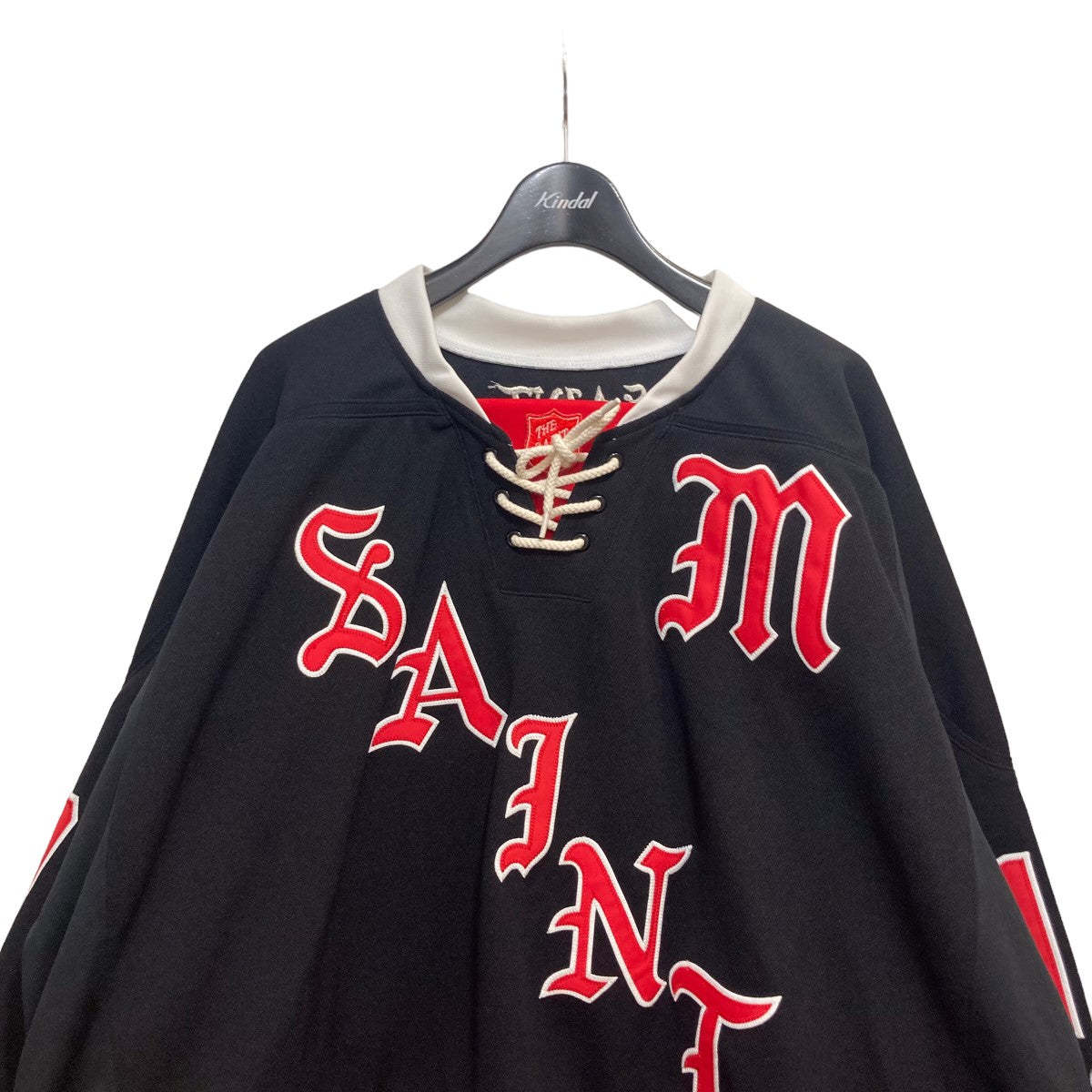 SAINT MICHAEL(セントマイケル) LS TEE GAMESHIRT BLACKゲームシャツSM-S23-0000-033 SM-S23- 0000-033 ブラック サイズ S｜【公式】カインドオルオンライン ブランド古着・中古通販【kindal】