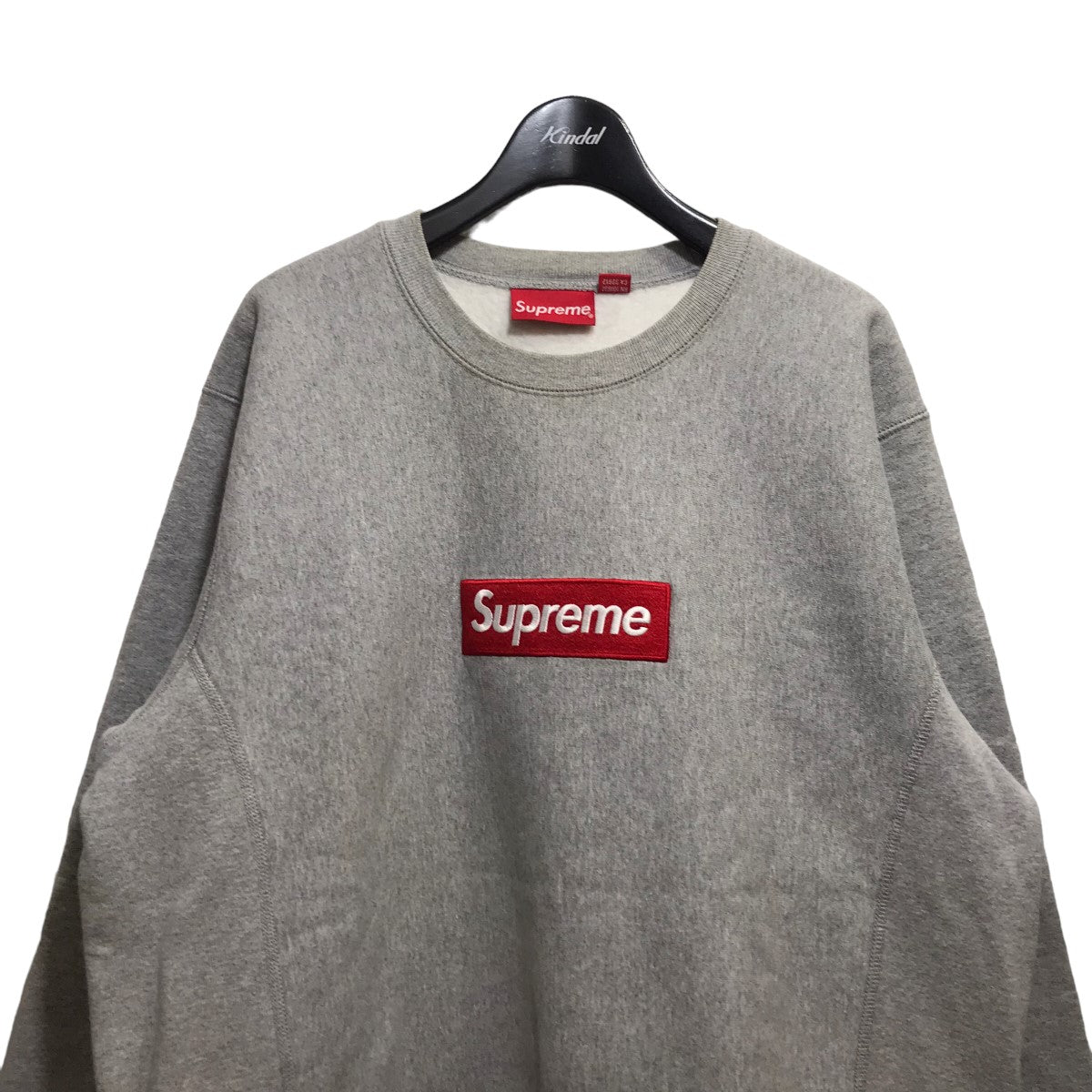 Supreme(シュプリーム) box logo crewneckクルーネックスウェット グレー サイズ L｜【公式】カインドオルオンライン  ブランド古着・中古通販【kindal】