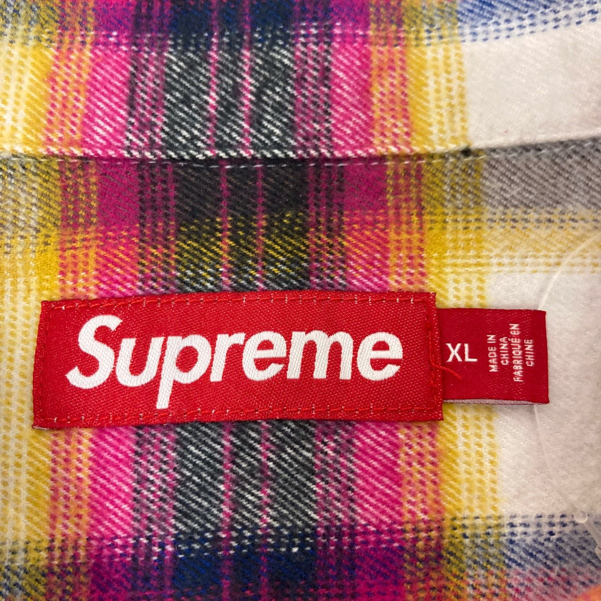 Supreme(シュプリーム) 24SSShadow Plaid Flannel Zip Up Shirtジップ ...