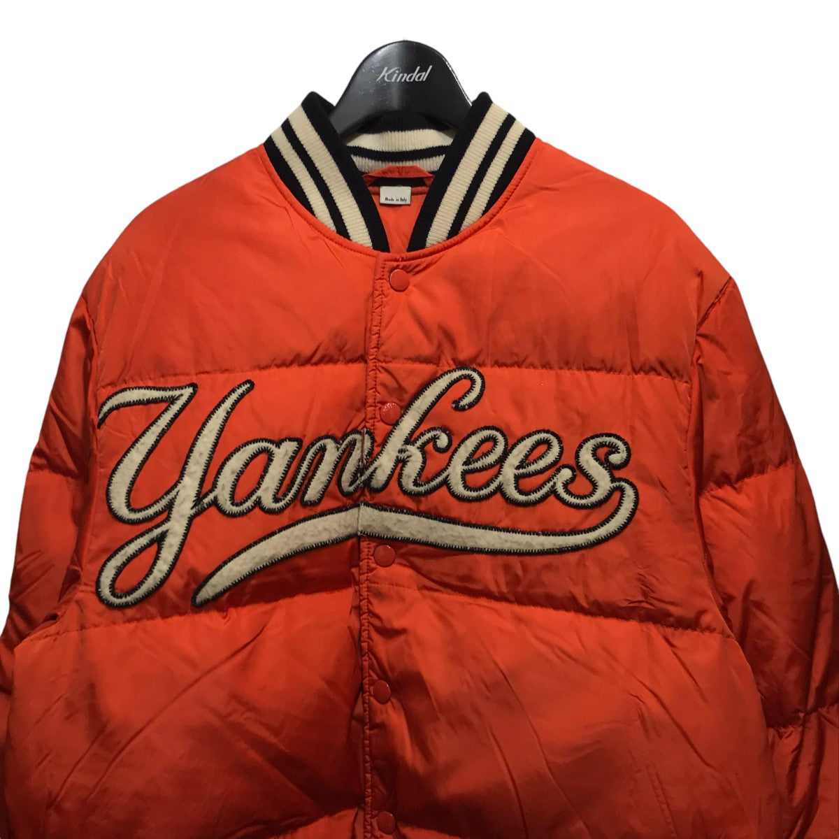 GUCCI×NEW YORK YANKEES Bomber Down Jacket ダウンジャケット 534963 オレンジ サイズ  46｜【公式】カインドオルオンライン ブランド古着・中古通販【kindal】