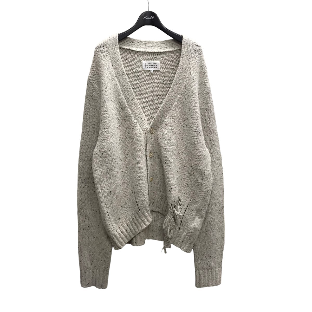 Maison Margiela(メゾンマルジェラ) 20AW Destroyed Hem Cardigan デストロイ加工カーディガン