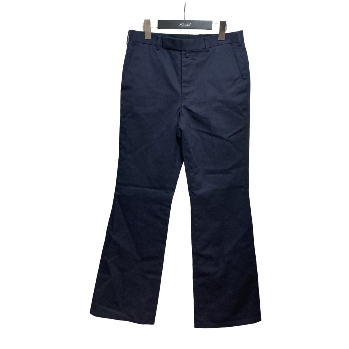 JOHN LAWRENCE SULLIVAN(ジョンローレンスサリバン) 19AWT C TWILL FLARED PANTSフレアスラックスパンツ2A031-0220-59  2A031-0220-59 ネイビー サイズ 44｜【公式】カインドオルオンライン ブランド古着・中古通販【kindal】