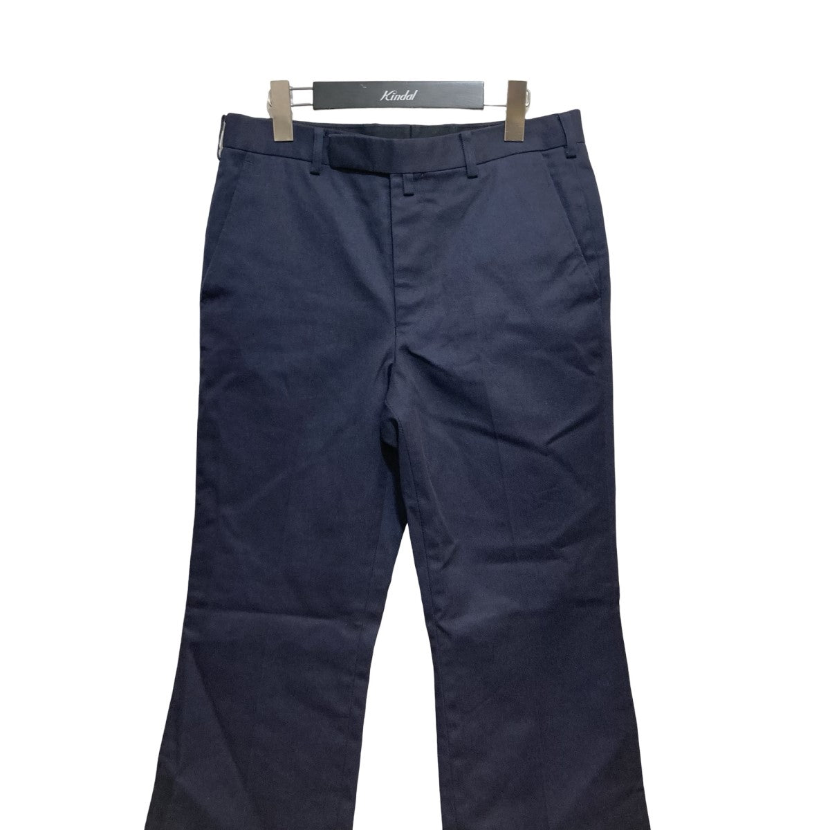 JOHN LAWRENCE SULLIVAN(ジョンローレンスサリバン) 19AWT C TWILL FLARED PANTSフレアスラックスパンツ2A031-0220-59  2A031-0220-59 ネイビー サイズ 44｜【公式】カインドオルオンライン ブランド古着・中古通販【kindal】