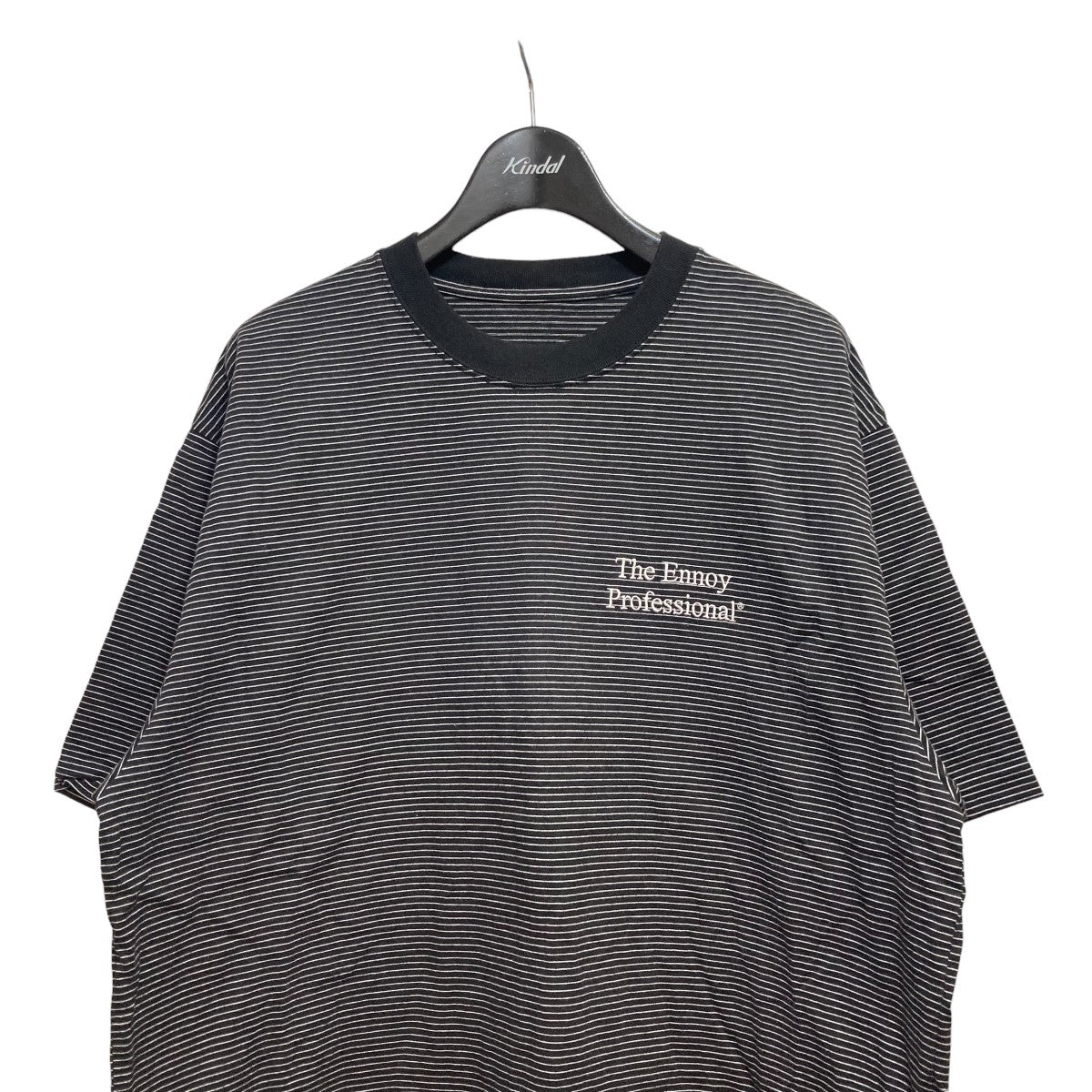 THE ENNOY PROFESSIONAL(エンノイプロフェッショナル) ボーダーTシャツSS23BRENCT05AM SS23BRENCT05AM  ブラック サイズ M｜【公式】カインドオルオンライン ブランド古着・中古通販【kindal】