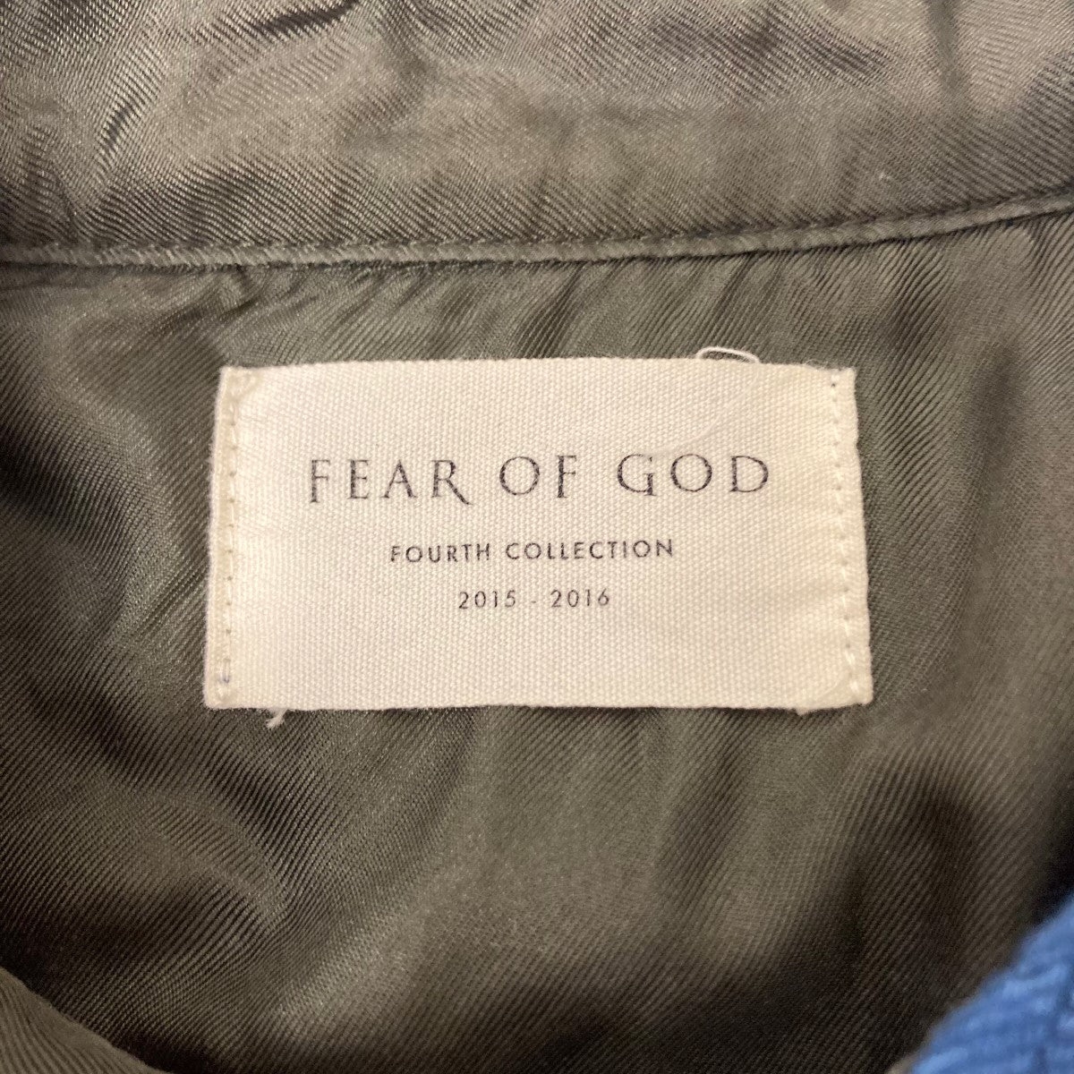 FEAR OF GOD(フィアオブゴッド) fourth collectionチェックノースリーブシャツ ブルー サイズ  S｜【公式】カインドオルオンライン ブランド古着・中古通販【kindal】