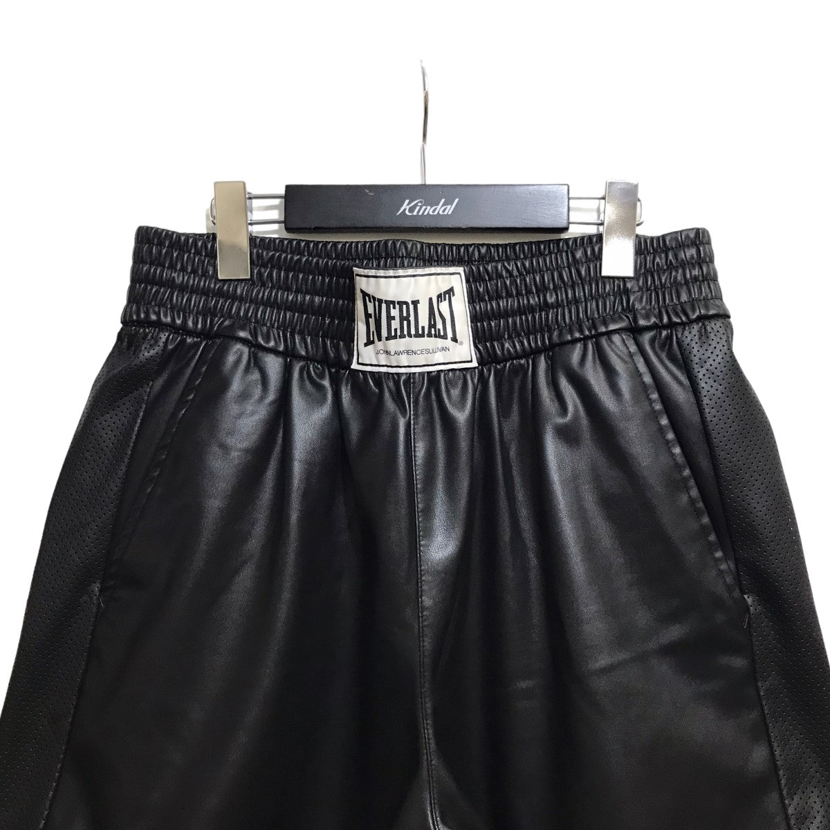 EVERLAST×JOHN LAWRENCE SULLIVAN(エバーラスト×ジョンローレンスサリバン) Boxer shortsレザーハーフパンツ