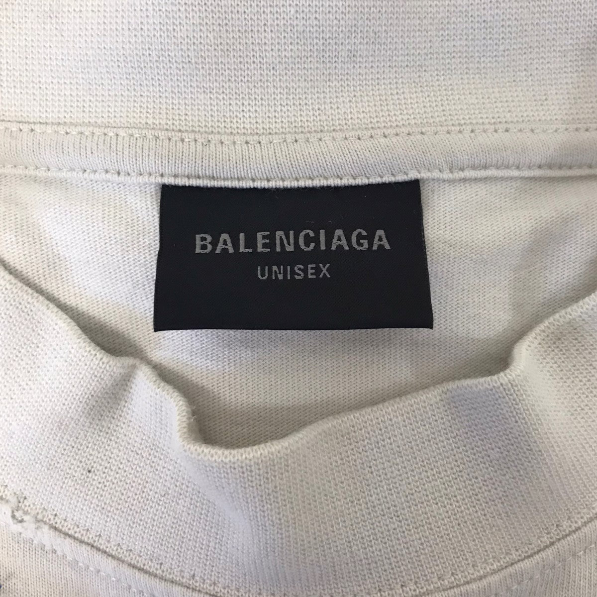 BALENCIAGA(バレンシアガ) 22AWBe different刺繍Tシャツ712398 712398 ホワイト サイズ  2｜【公式】カインドオルオンライン ブランド古着・中古通販【kindal】