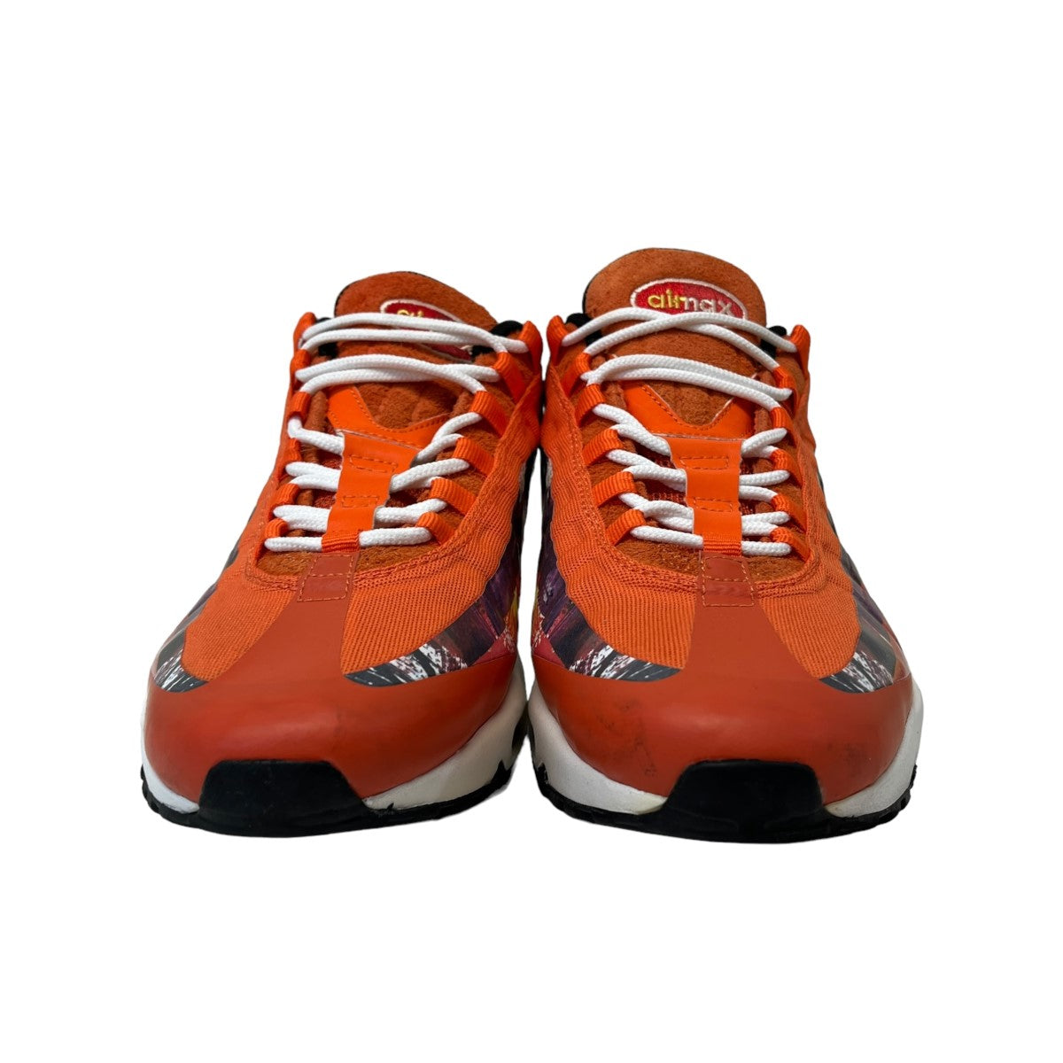 Nike air max 95 orange and white on sale