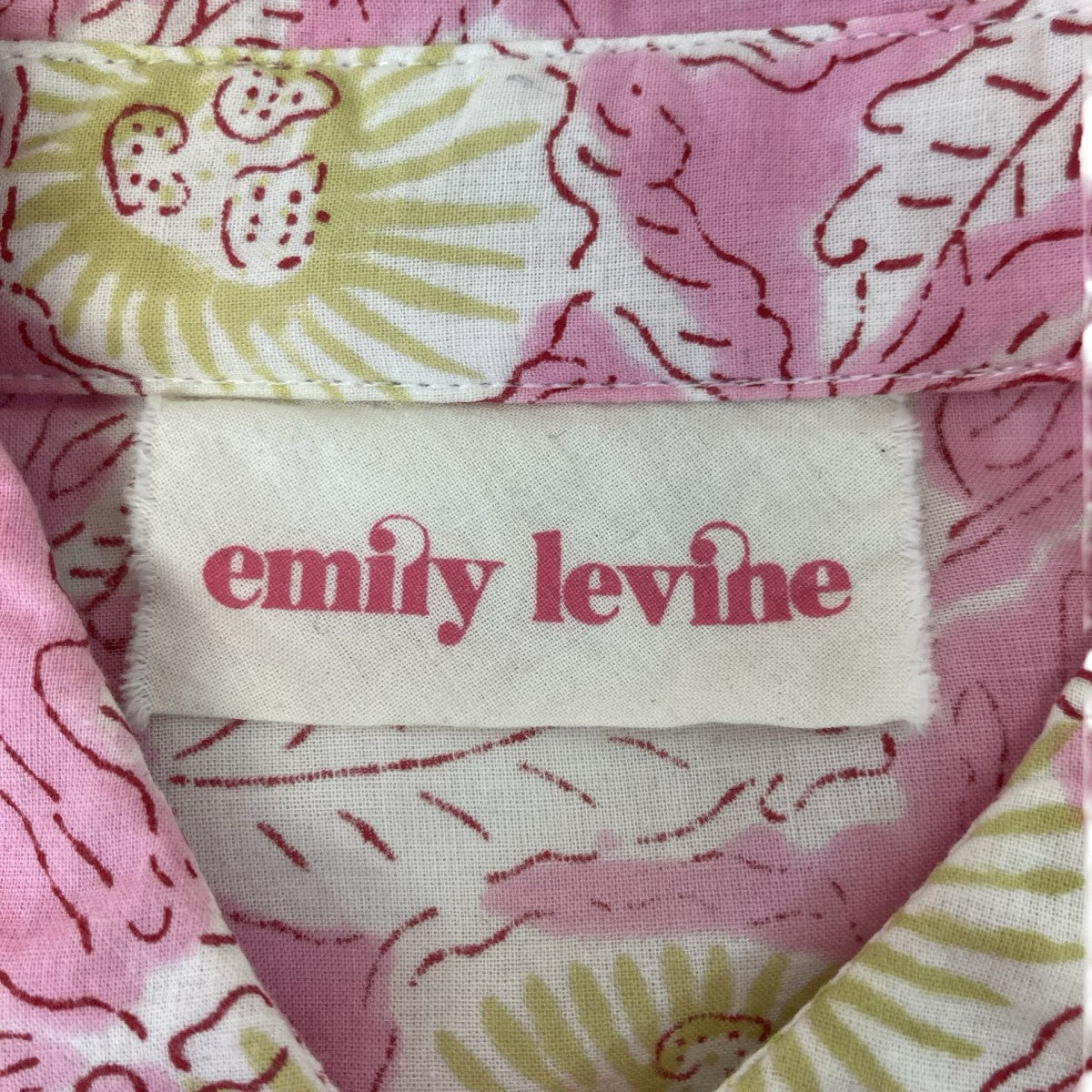 emily levine(エミリーレヴィーン) 総柄ワンピース3510300367 3510300367 ピンク サイズ  F｜【公式】カインドオルオンライン ブランド古着・中古通販【kindal】