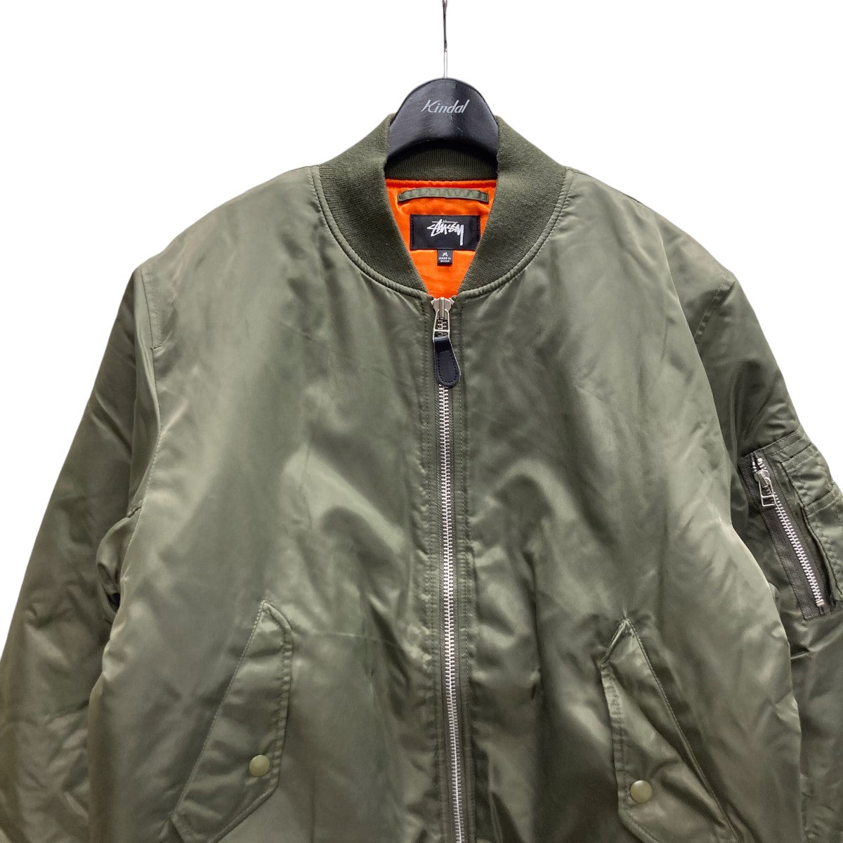 stussy×CDG 20AW40周年記念 MA-1 Jacketフライトジャケット カーキ 