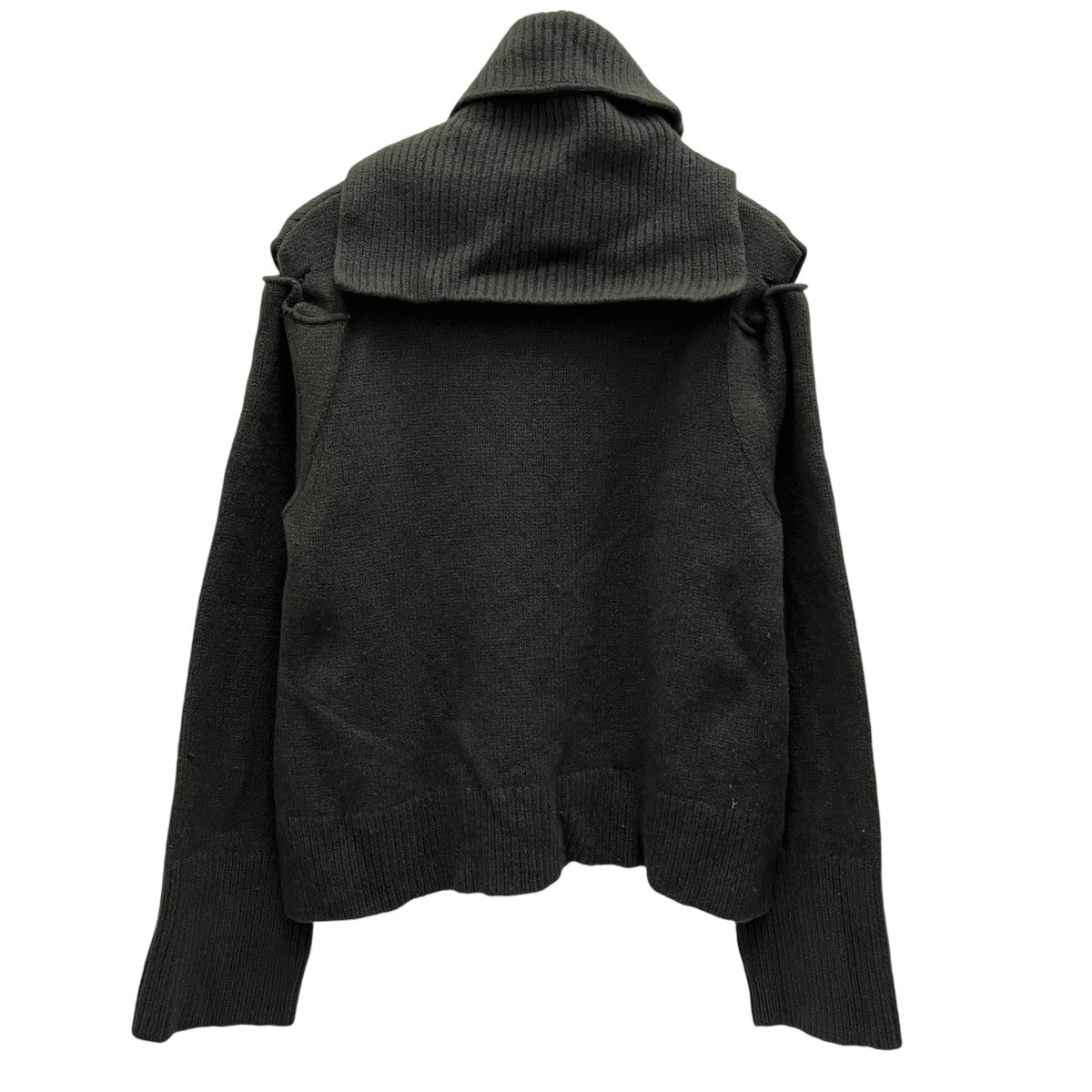【値下げ】WRAPINKNOT EMILY KNIT 付け襟付ニット WZ22W-LP024 オリーブ サイズ：0 (EC) WRAPINKNOT(ラッピンノット) EMILY KNIT付け襟付ニットWZ22W