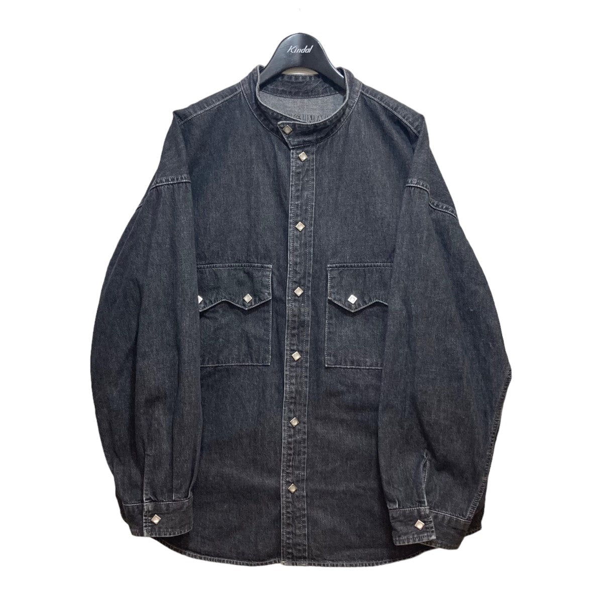 TENDERLOIN(テンダーロイン) DENIM SHT SNAP BOTTON WASH BLACKデニムシャツ ブラックグレー／インディゴ  サイズ S｜【公式】カインドオルオンライン ブランド古着・中古通販【kindal】