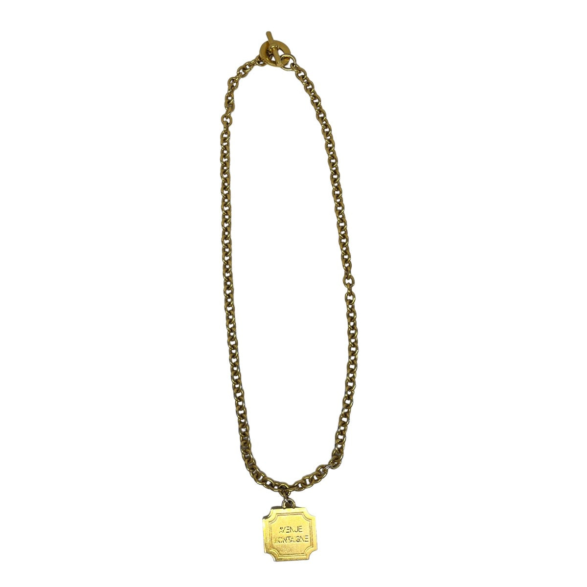 セリーヌのAVENUE MONTAIGNE 38 チェーンネックレスです。 CELINE アクセサリー 古着・中古アイテム
