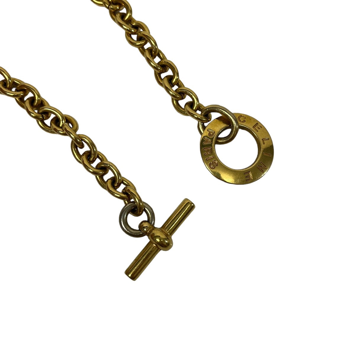 セリーヌのAVENUE MONTAIGNE 38 チェーンネックレスです。 CELINE アクセサリー 古着・中古アイテム
