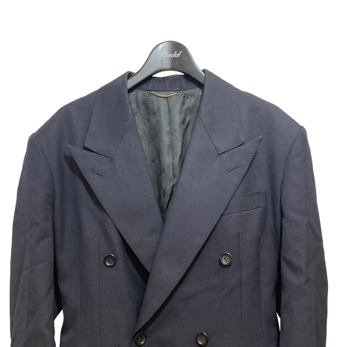 JOHN LAWRENCE SULLIVAN(ジョンローレンスサリバン) Wool gabardine lace-up jacketテーラードジャケット1D014-0123-07  1D014-0123-07 ネイビー サイズ XS｜【公式】カインドオルオンライン ブランド古着・中古通販【kindal】