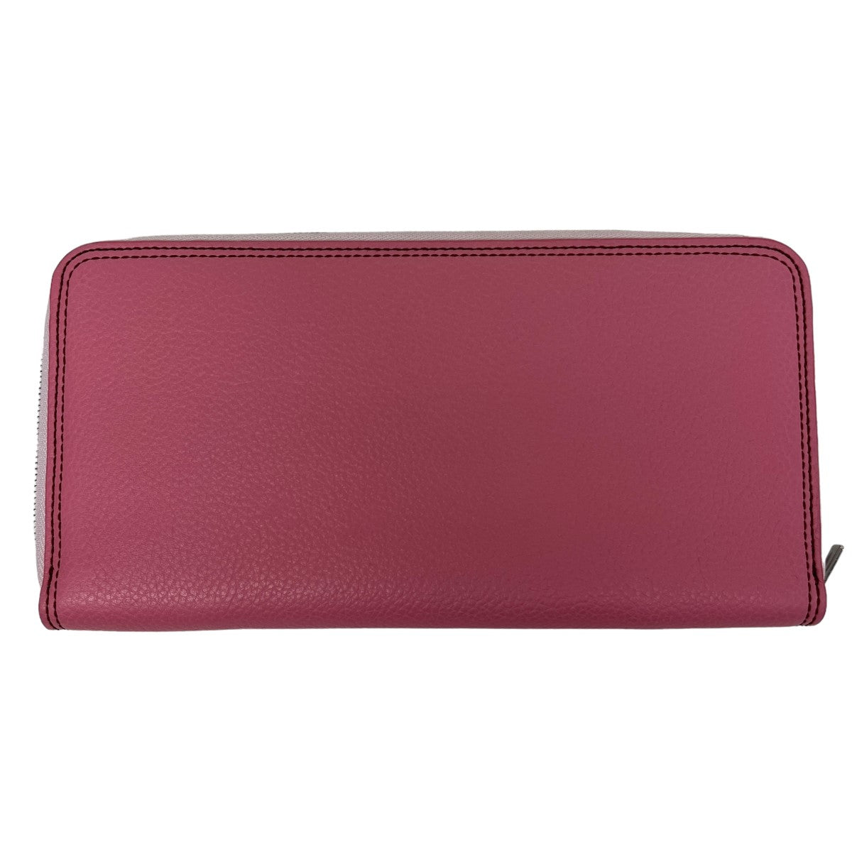 未使用✨J&M DAVIDSON 長財布 二つ折り レザー 型押しロゴ ピンク系 未使用✨J&M DAVIDSON 長財布 二つ折り レザー 型押しロゴ