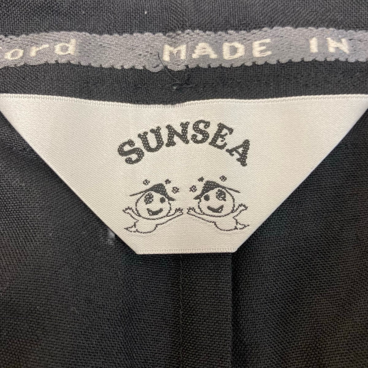 SUNSEA(サンシー) S N．M OXFORD w 耳 BEACH PANTSパンツ ブラック サイズ 16｜【公式】カインドオルオンライン  ブランド古着・中古通販【kindal】