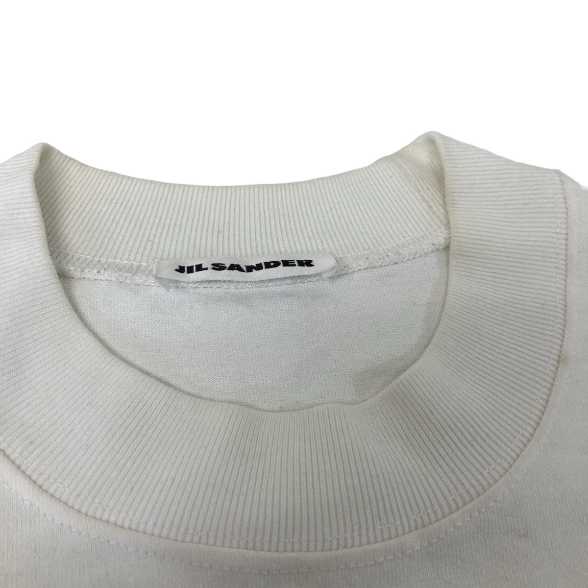 JIL SANDER(ジルサンダー) ロゴプリント ボトルネック オーバーサイズ 半袖 TシャツJSMP707020