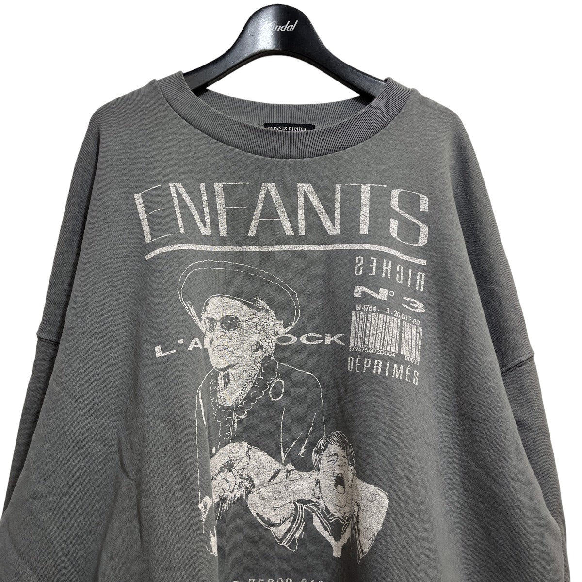 アンファン リッシュ デプリメの23SS プリントスウェットです。 enfants riches deprimes トップス 古着・中古アイテム