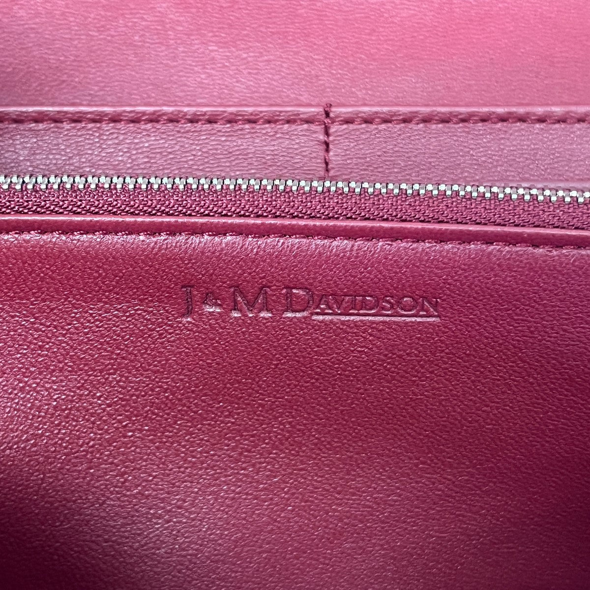 J＆M DAVIDSON(ジェイアンドエムデヴィッドソン) 長財布 ピンク
