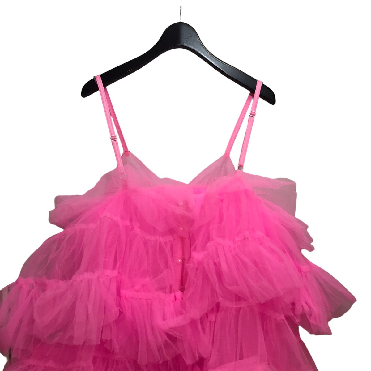 VIVIANO(ヴィヴィアーノ) 24SS TIERED DRESS チュールワンピース