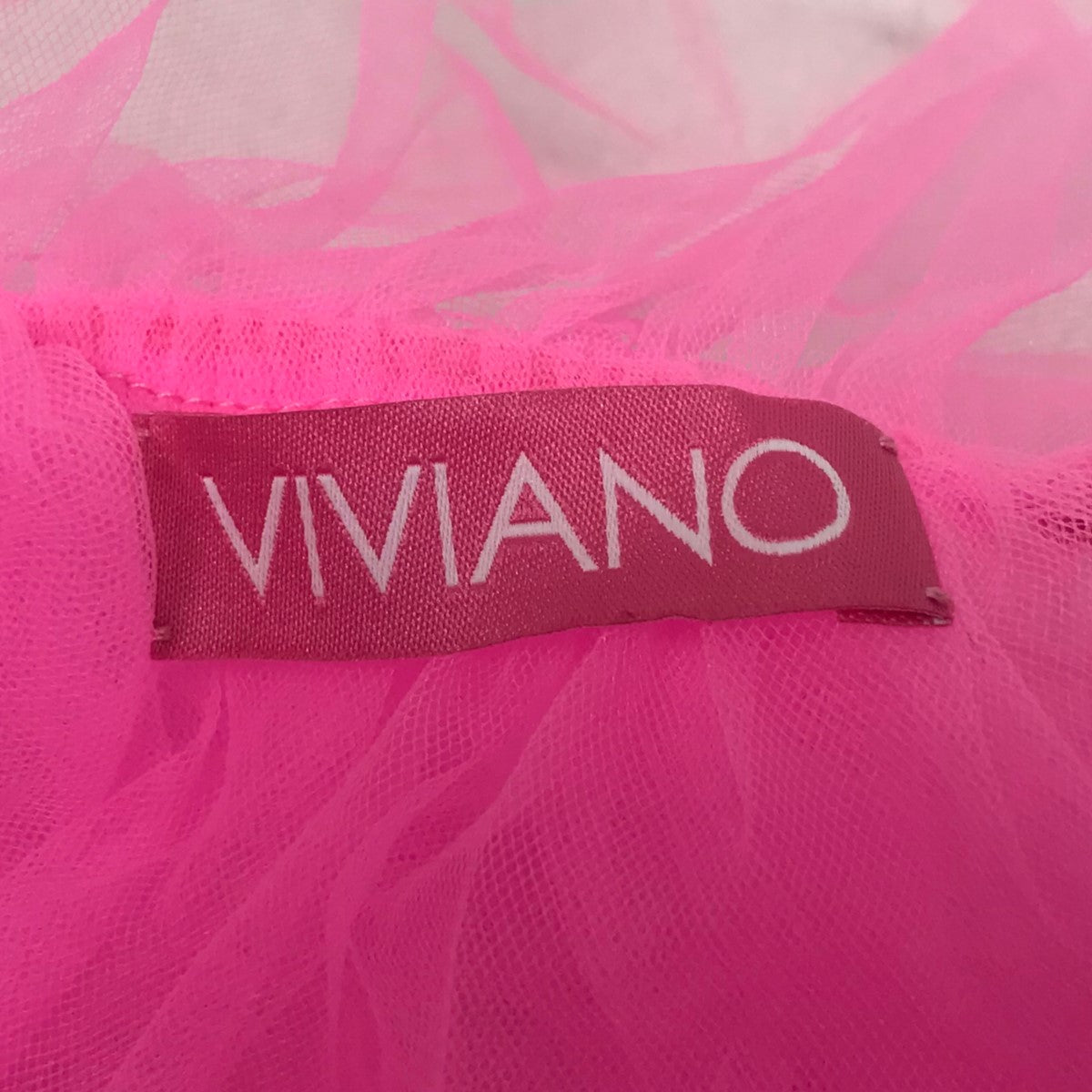 VIVIANO(ヴィヴィアーノ) 24SS TIERED DRESS チュールワンピース
