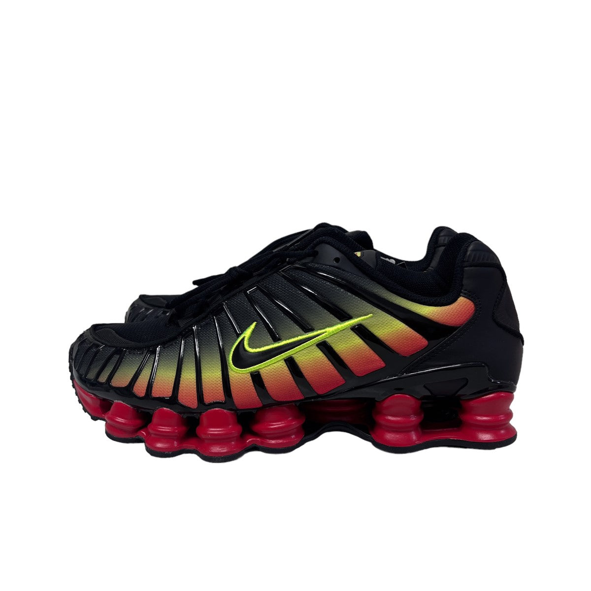 靴 Nike WMNS Shox TL Black Volt 28cm NIKE(ナイキ) WMNS Shox TL Black and Voltローカットスニーカー
