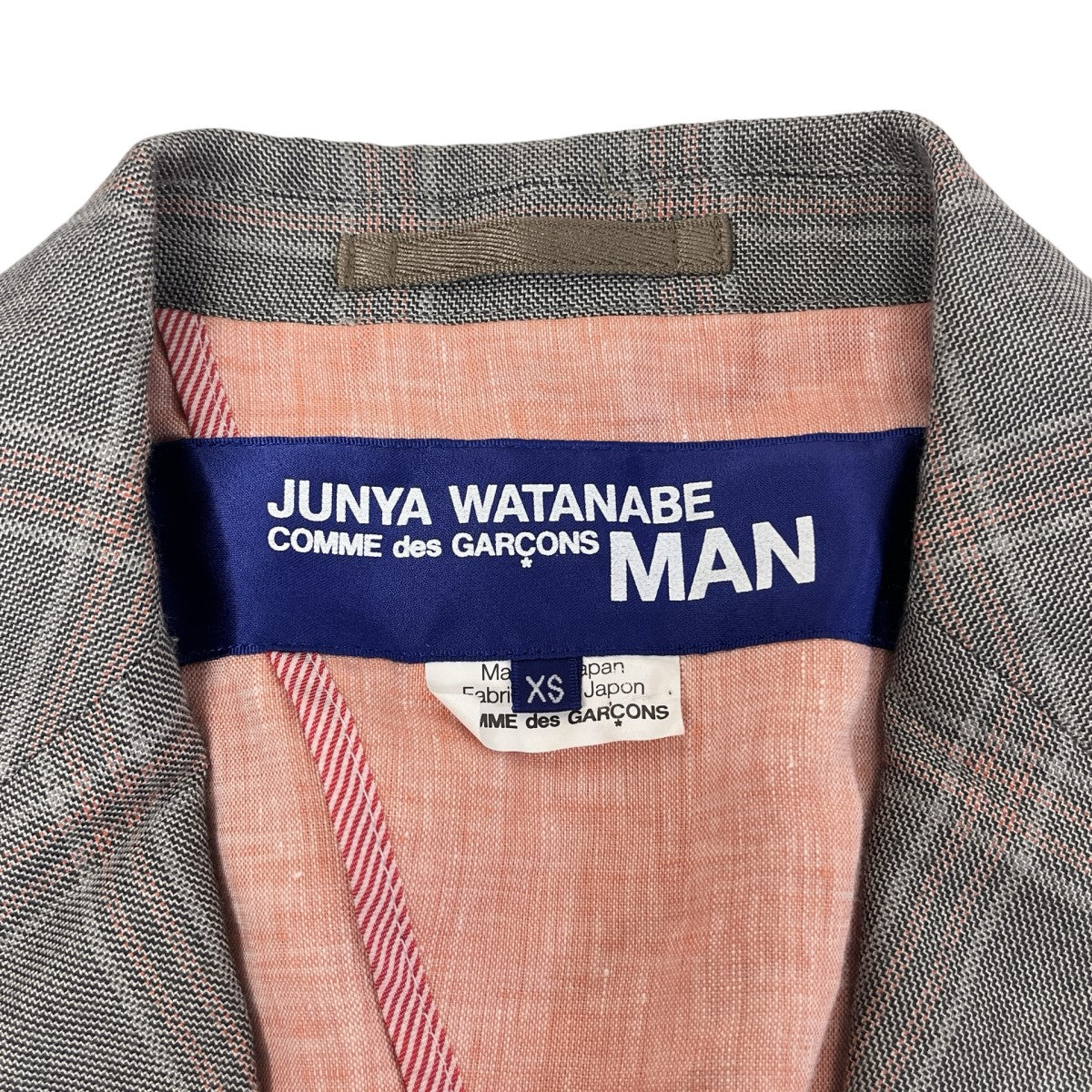 JUNYA WATANABE COMME des GARCONS MAN(アイジュンヤワタナベコムデギャルソンマン) チェックジャケット  WK-J010 AD2012 グレー サイズ XS｜【公式】カインドオルオンライン ブランド古着・中古通販【kindal】