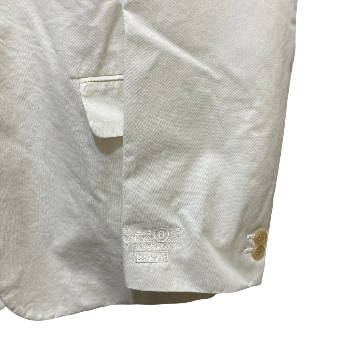 Supreme×MM6 古着・中古 シュプリーム×マルタンマルジェラのWashed Cotton Suit ウォシュドコットンスーツです。