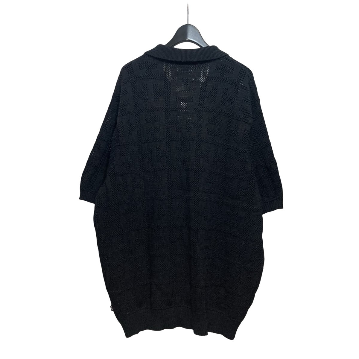 24SSMONOGRAM JACQUARD ZIP SWEATERモノグラム ジャガード ジップ S／S セーターKN00485