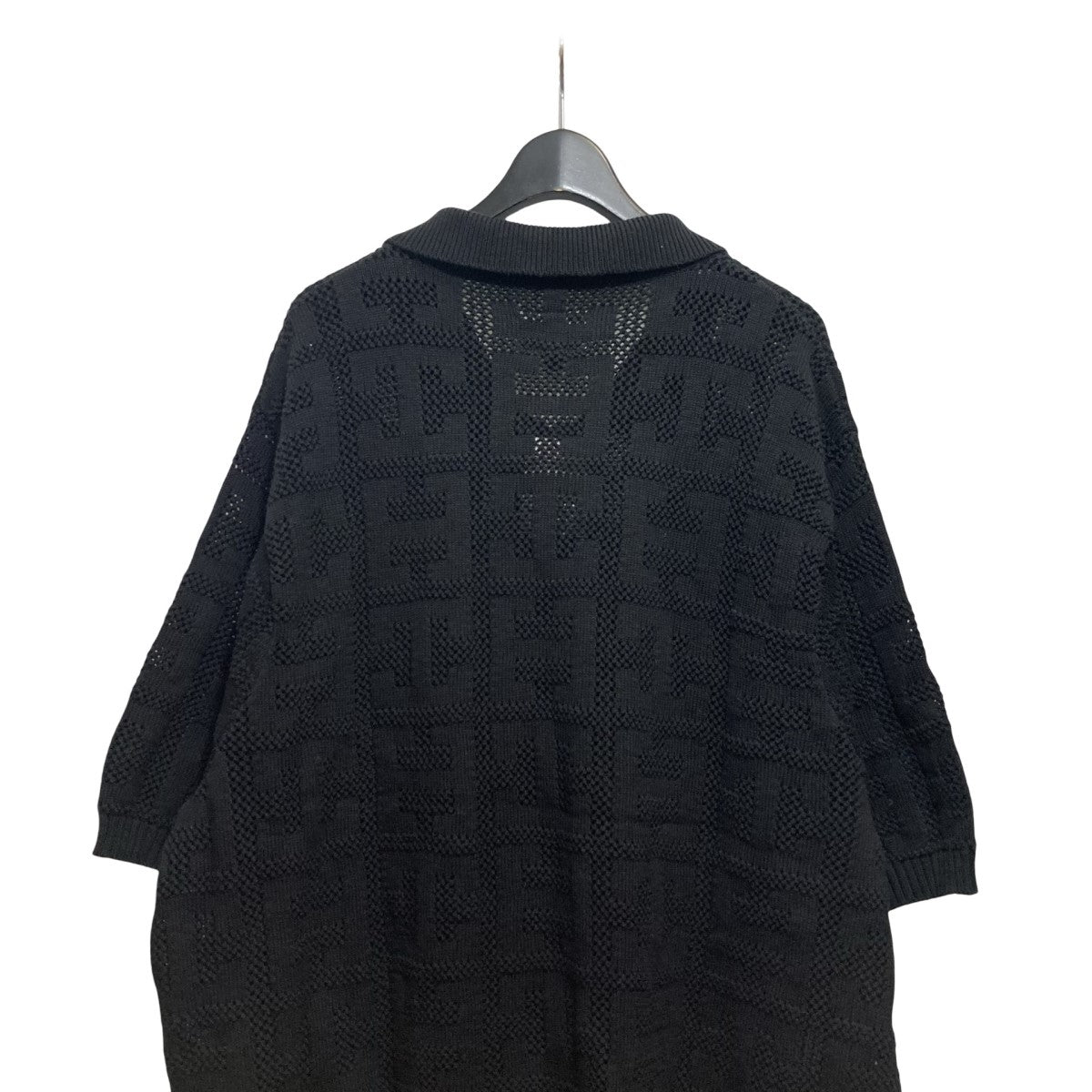 24SSMONOGRAM JACQUARD ZIP SWEATERモノグラム ジャガード ジップ S／S セーターKN00485