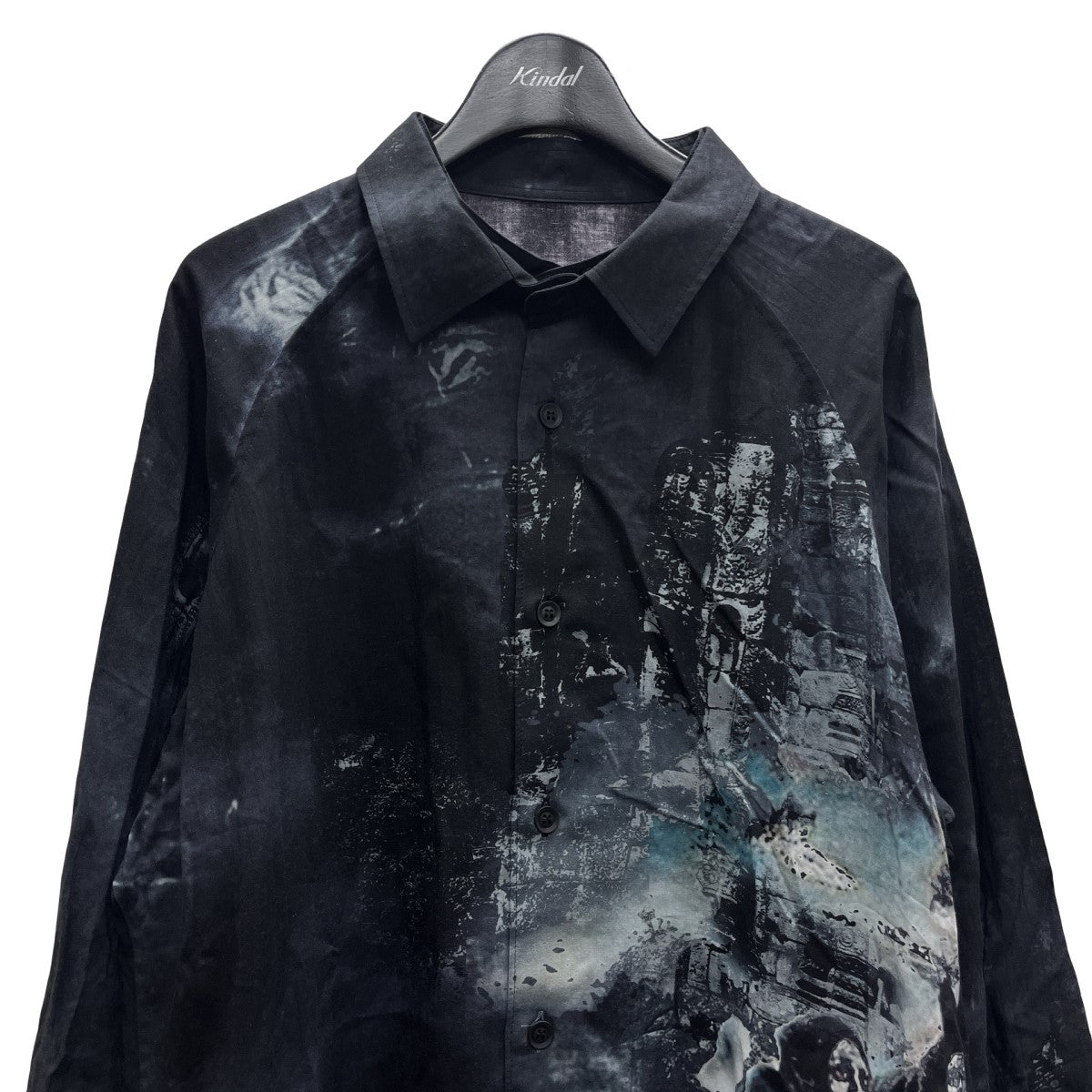 Yohji Yamamoto pour homme(ヨウジヤマモトプールオム) 24SSプリントロングシャツHS-B44-207