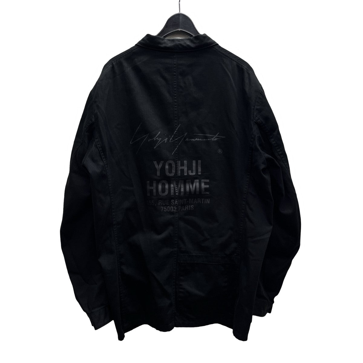 Yohji Yamamoto pour homme(ヨウジヤマモトプールオム) スタッフプリントワークジャケットHK-Y99-004