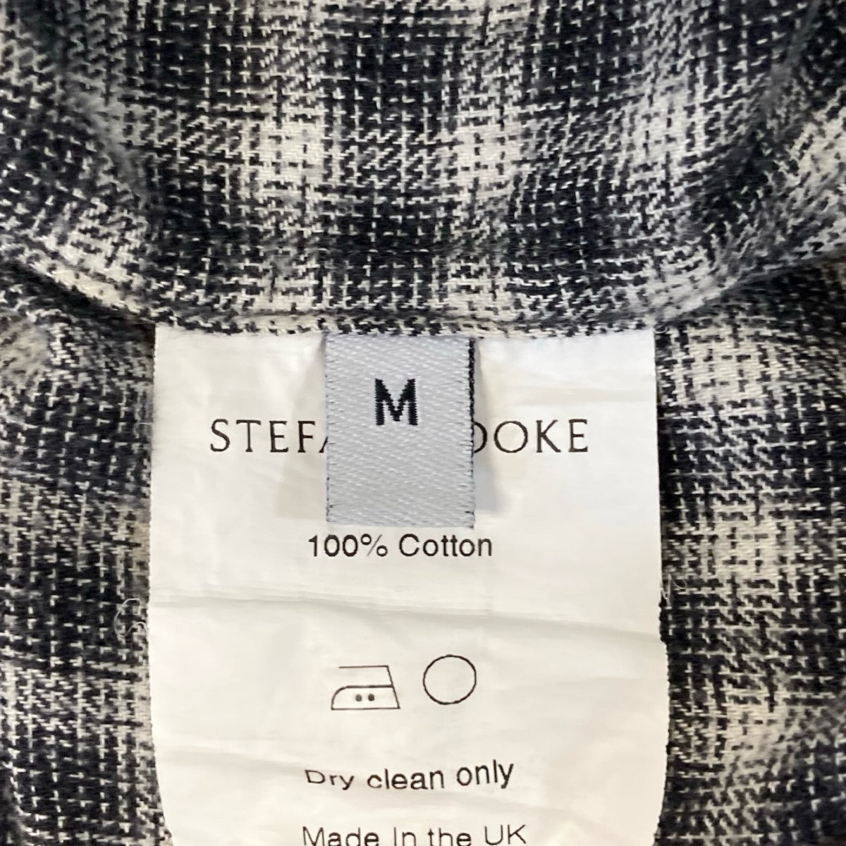 Stefan Cooke(ステファンクック) 21SScotton shirtチェックシャツSCSS21SH1 SCSS21SH1 グレー サイズ  M｜【公式】カインドオルオンライン ブランド古着・中古通販【kindal】