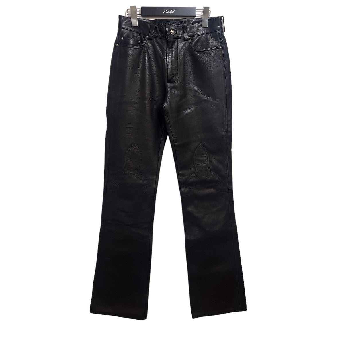 CHROME HEARTS フレアニーレザーパンツ の古着・中古アイテム
