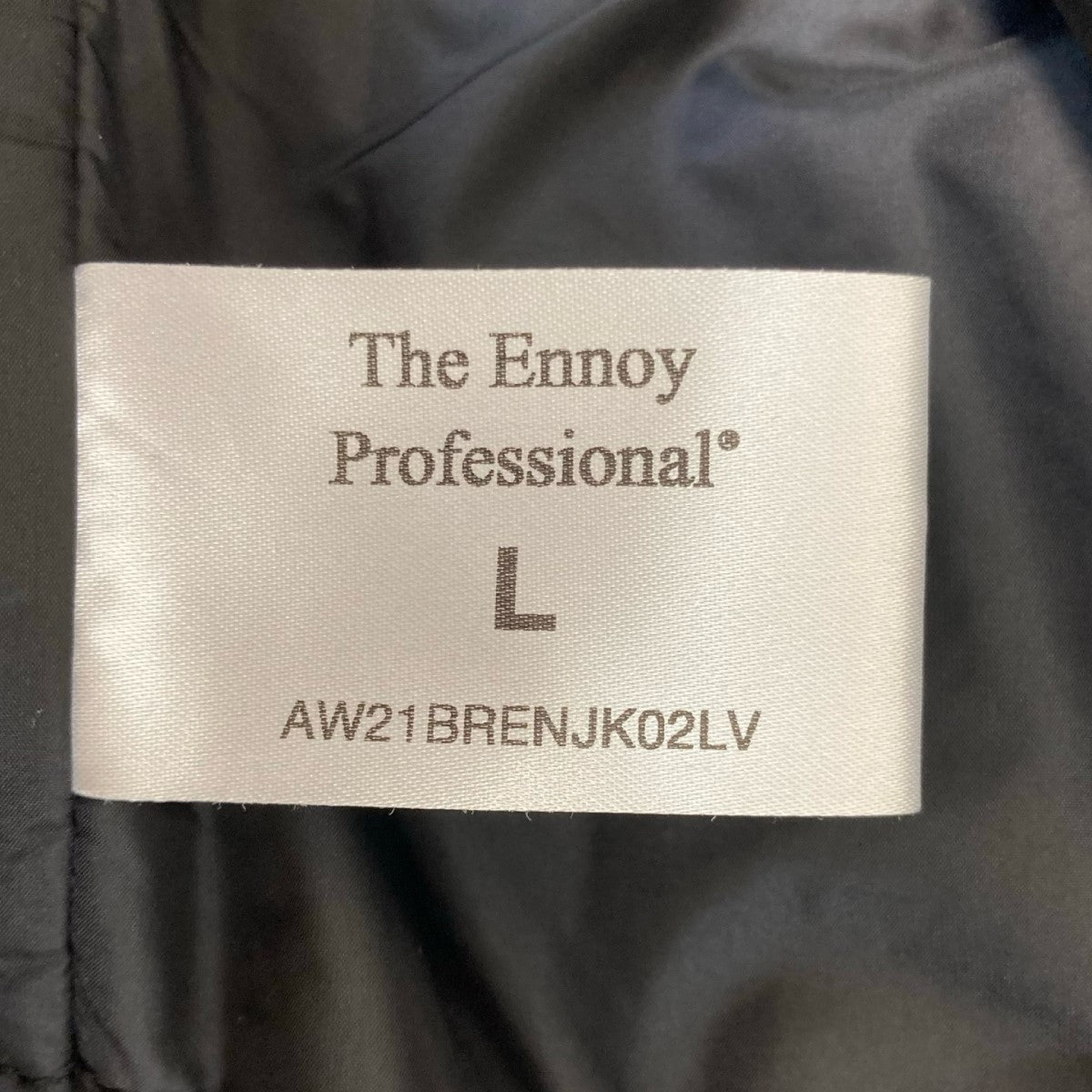 ENNOY(エンノイ) Professional Nylon Coach JacketコーチジャケットAW21BRENJK02LV  AW21BRENJK02LV ブラック サイズ L｜【公式】カインドオルオンライン ブランド古着・中古通販【kindal】