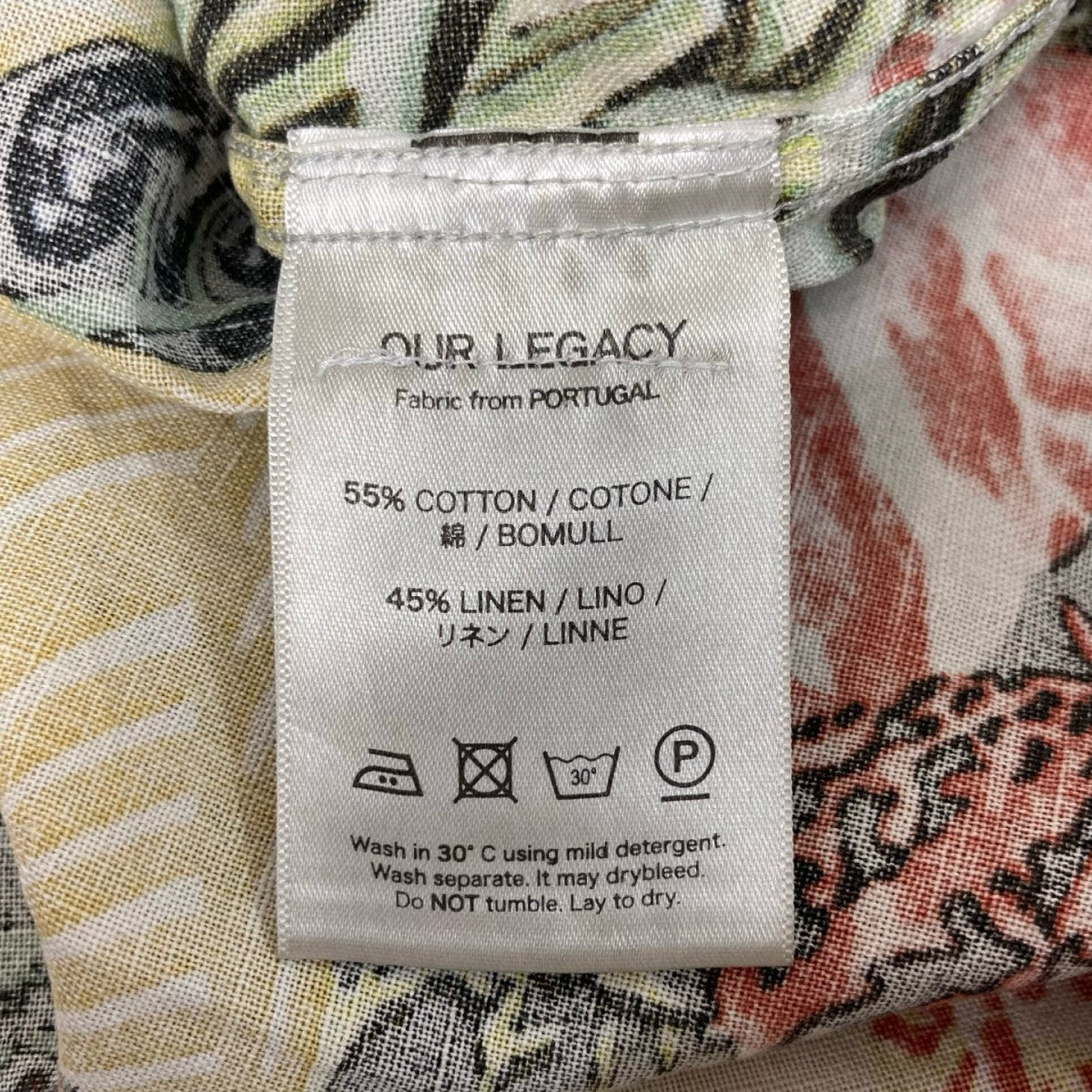 OUR LEGACY(アワーレガシー) 総柄シャツ マルチカラー サイズ 46