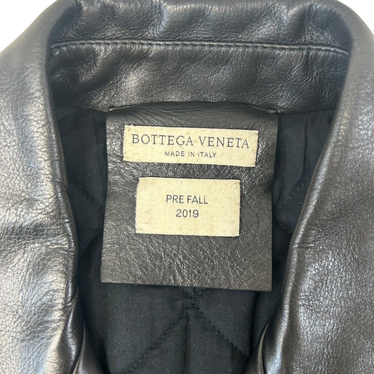 BOTTEGA VENETA(ボッテガヴェネタ) レザーダブルライダースジャケット565155 565155 ブラック サイズ  50｜【公式】カインドオルオンライン ブランド古着・中古通販【kindal】