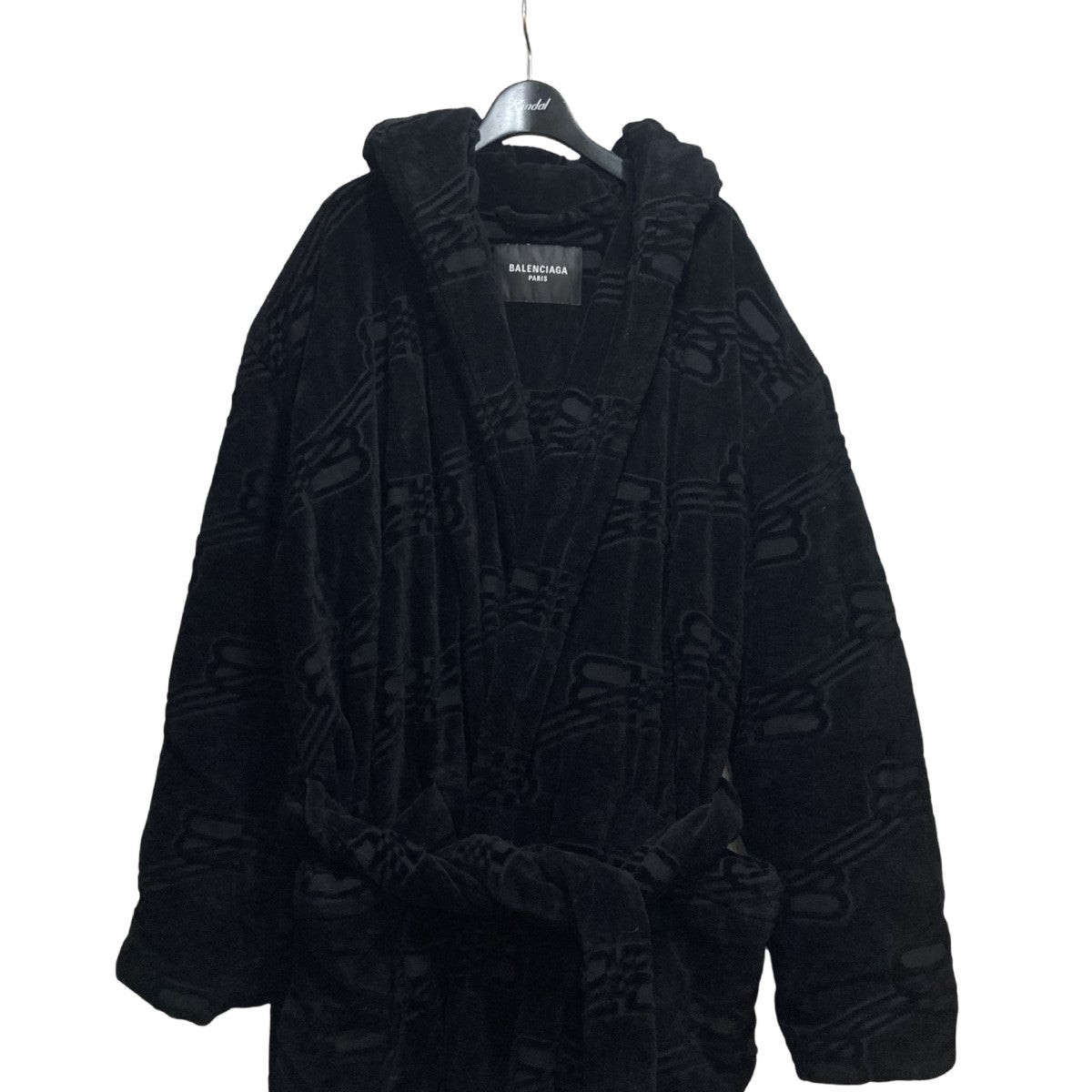 BALENCIAGA / 22SS/ローブコート/3/コットン/BLK/704501// BALENCIAGA(バレンシアガ) ローブコート704501 704501 ブラック サイズ