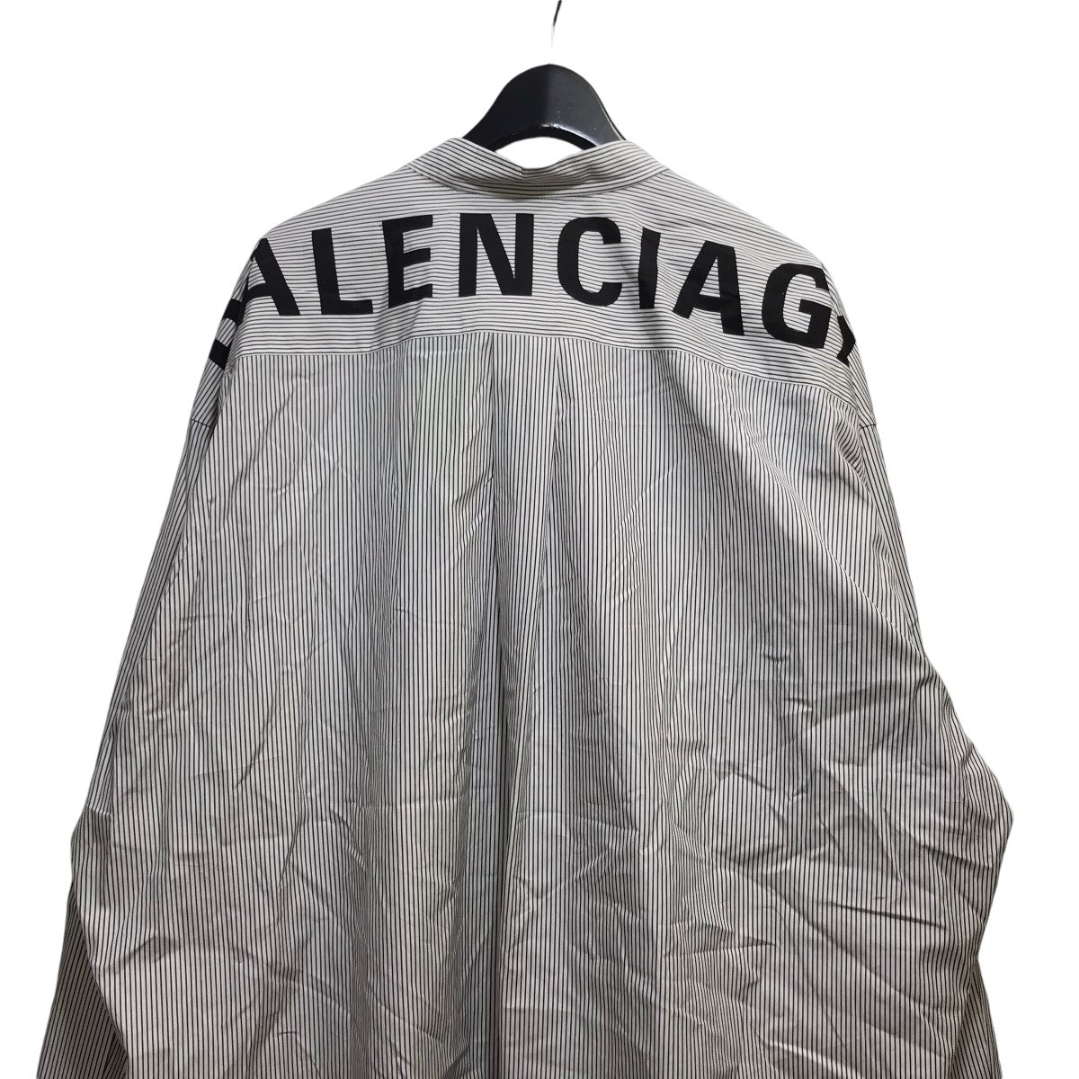 BALENCIAGA(バレンシアガ) 19SSバックロゴストライプシャツ520497 TEM15