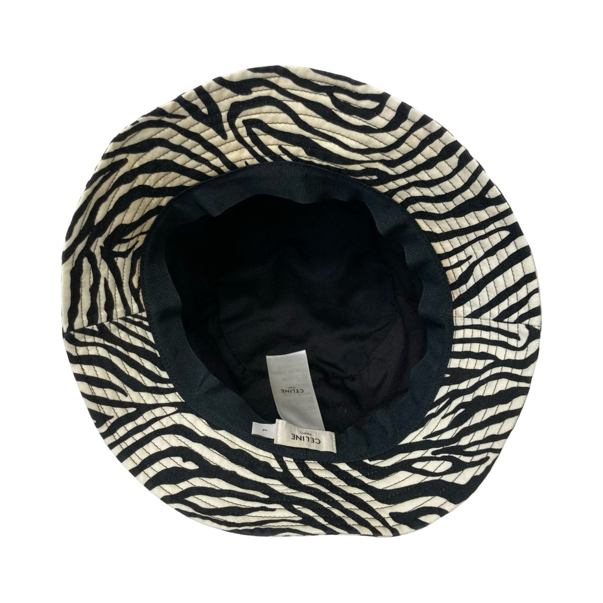 セリーヌ CELINE バケットハット ゼブラ L 【公式通販】