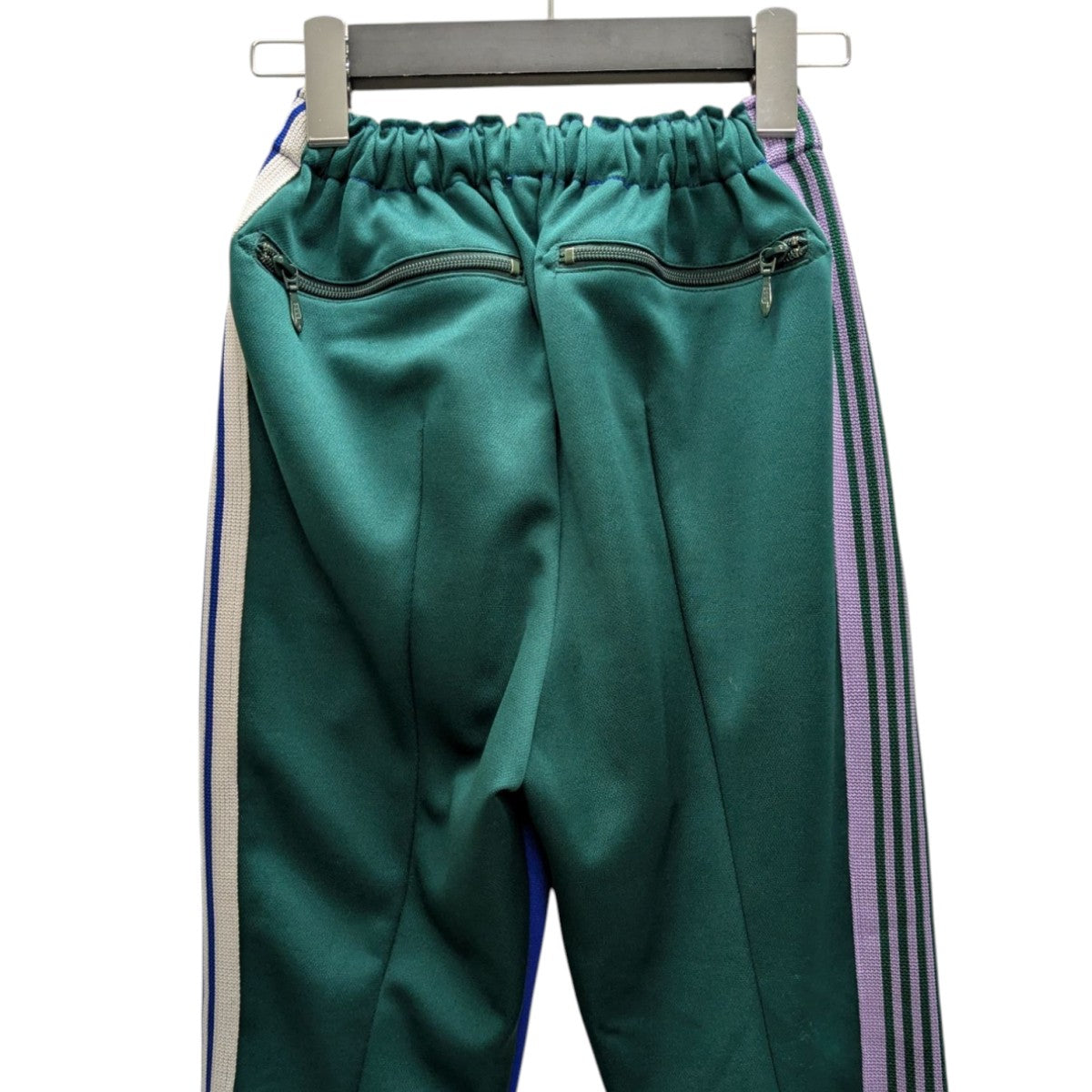 Needles トラックパンツ S 01サイズ♣05 Needles×SSZ KP365トラックパンツ ブルー×グリーン サイズ S