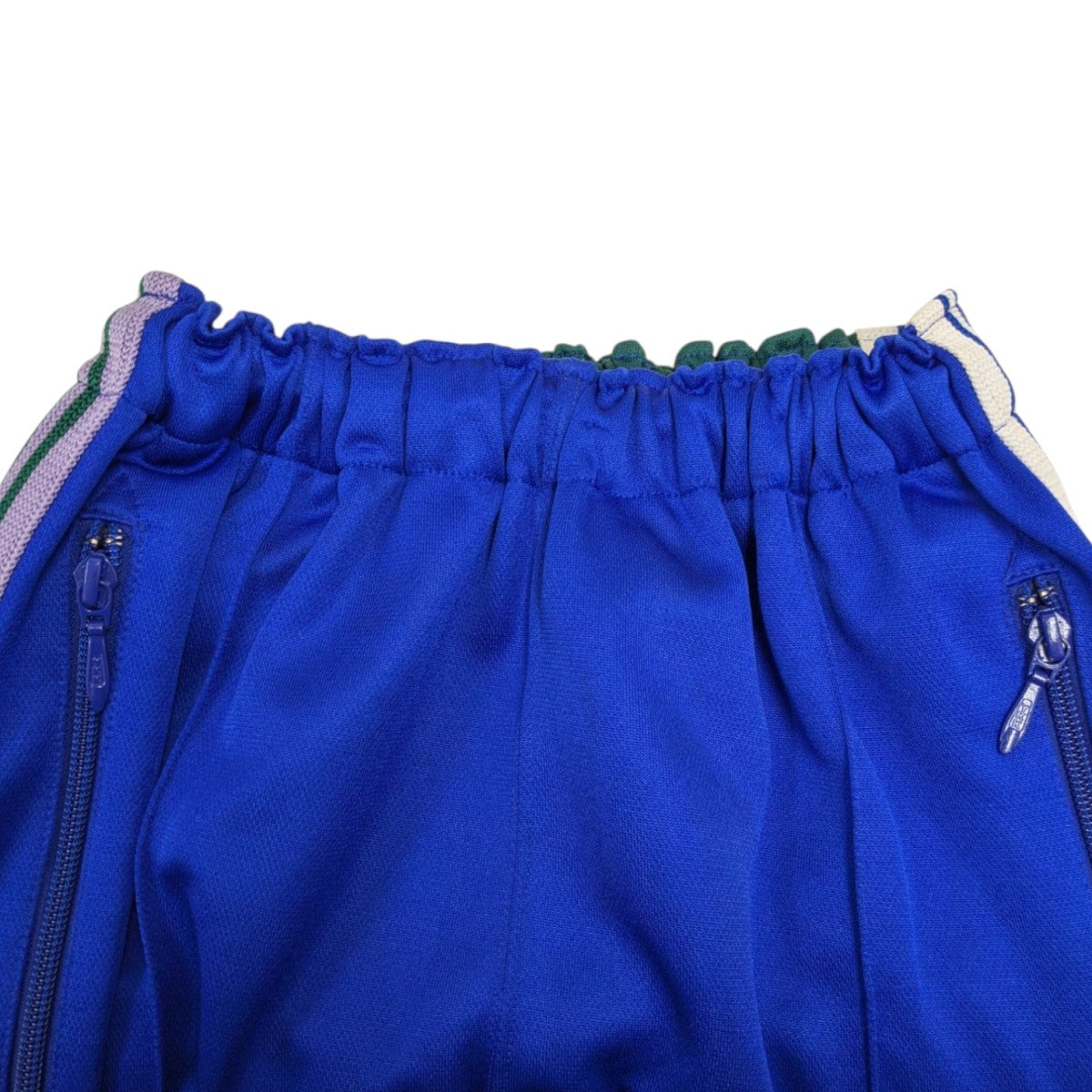 Needles トラックベロアパンツ Lサイズ ブルー Needles】トラック パンツ ジャージ ベロア ブルー すぐ届く